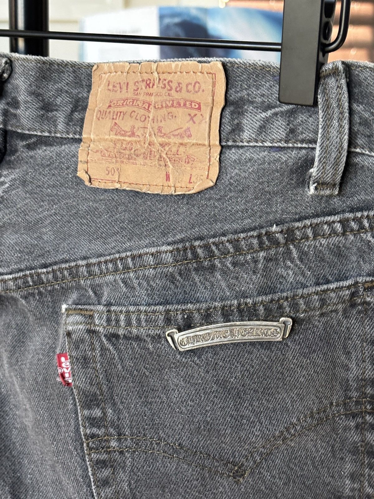 Chrome Hearts CHROME HEARTS PURPLE BARTS PATCH DENIM Size US 33 - 13 Thumbnail