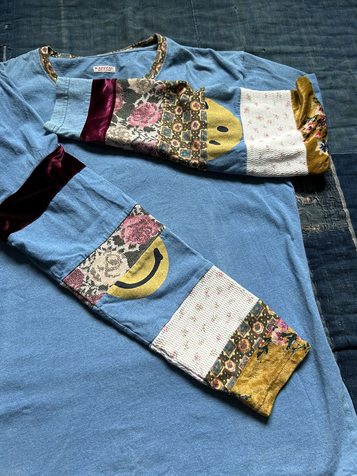 Kapital × Kapital Kountry Kapital hippie smiley long sleeve tshirt Size US M / EU 48-50 / 2 - 1 Thumbnail