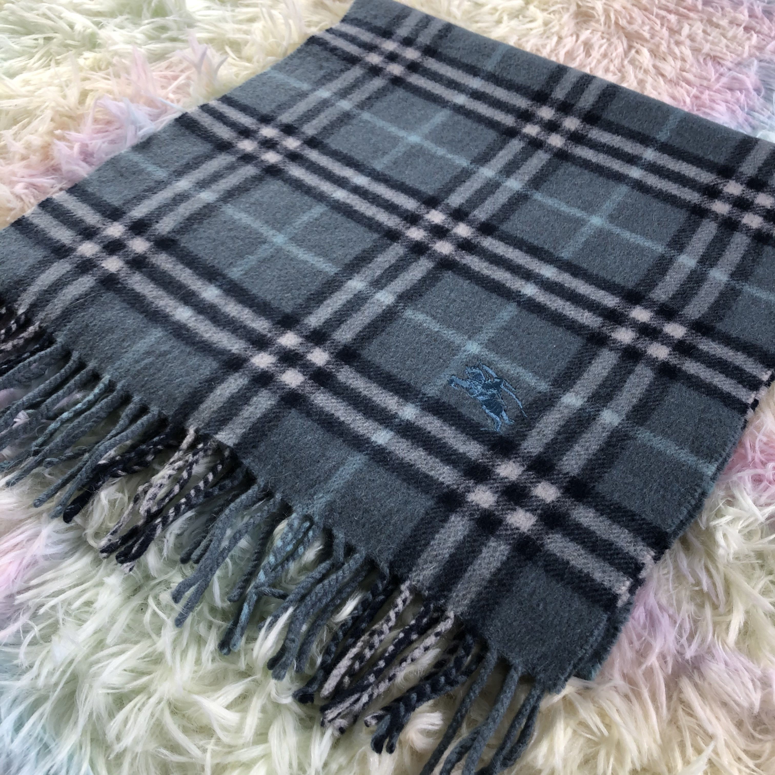 Burberry × Vintage Burberry Scarf / Muffler / Neckwear - KM419 Size ONE SIZE - 3 Thumbnail