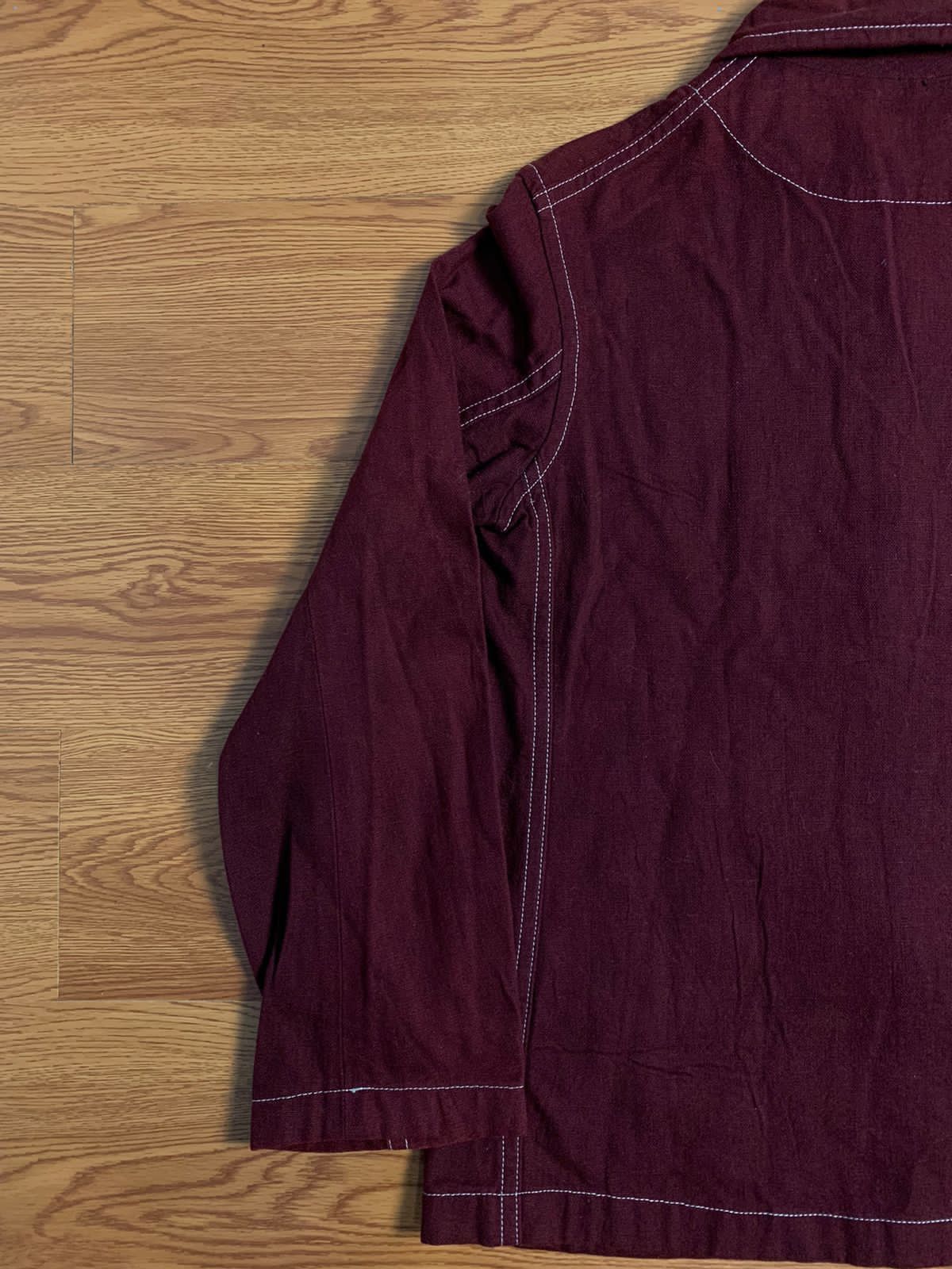 Yohji Yamamoto Yohji Yamamoto Contrast Stich Work Jacket Size US M / EU 48-50 / 2 - 6 Thumbnail