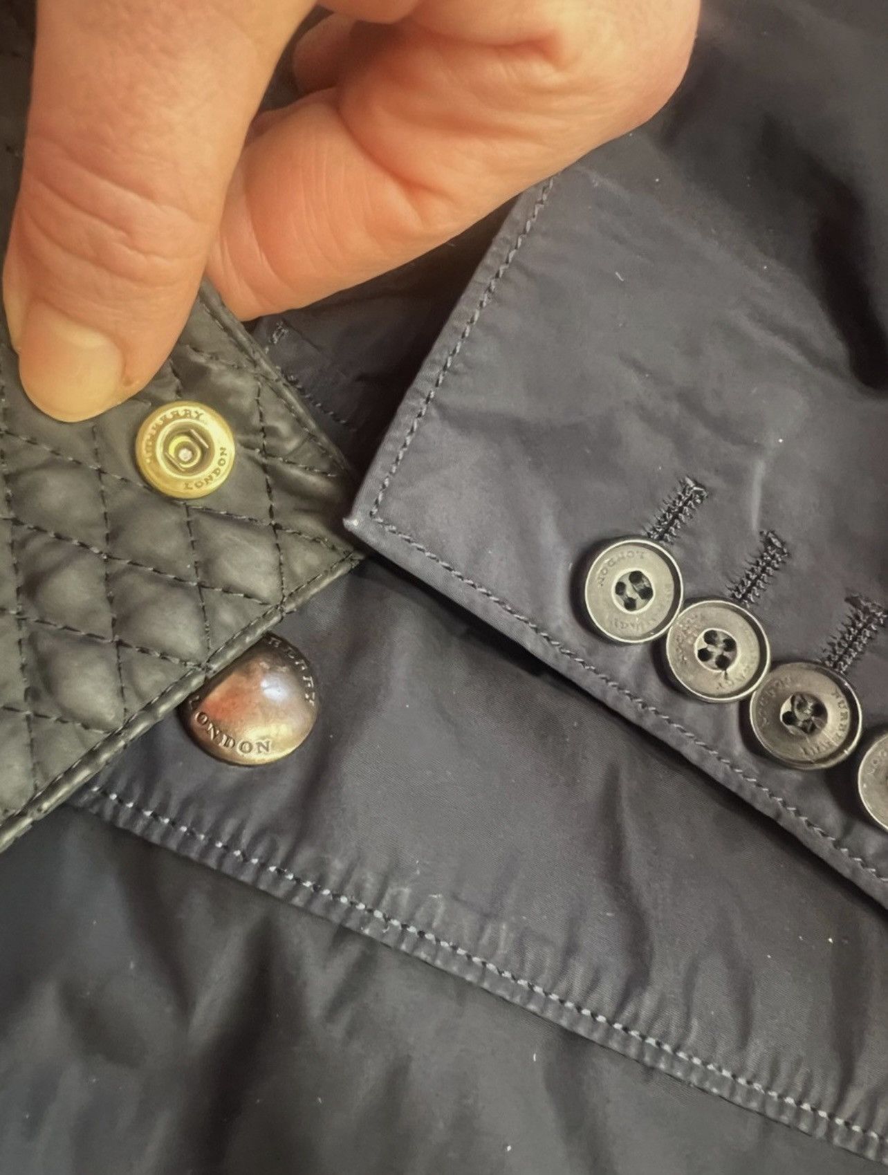 Burberry Burberry Lightweight Jacket Blazer Navy Removable Liner Size US S / EU 44-46 / 1 - 8 Thumbnail