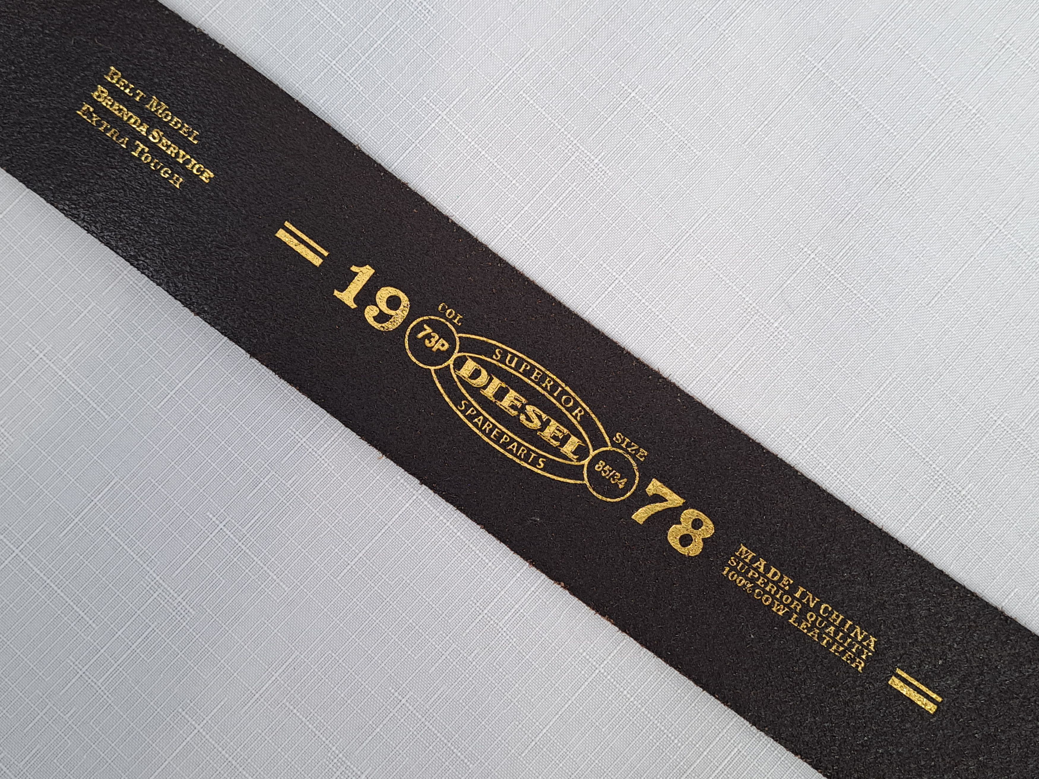 Diesel Diesel cow leather brown belt. Size ONE SIZE - 10 Thumbnail