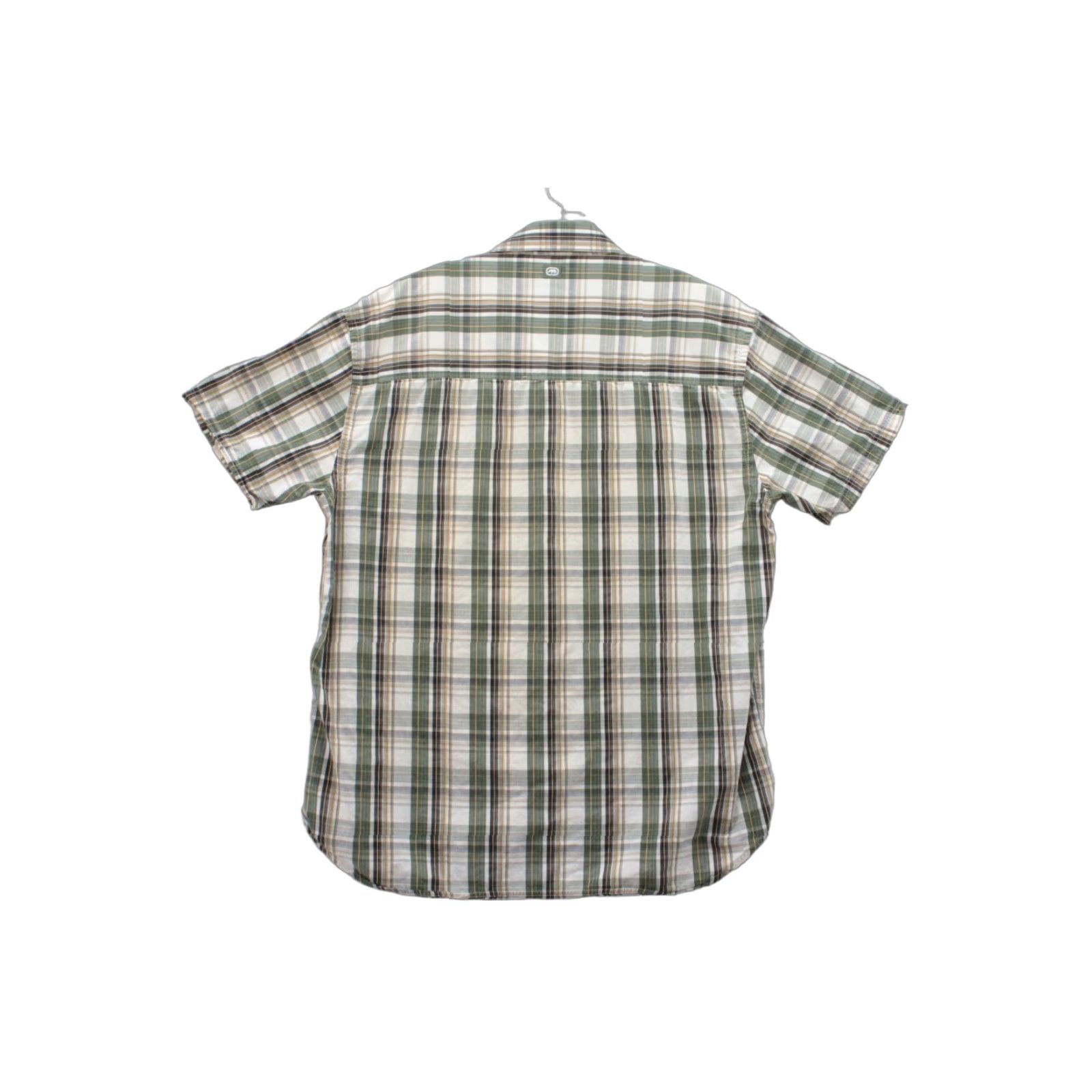 Ecko Unltd. VTG Ecko Unltd Shirt Men's L Green Plaid Short Sleeve Button Up Street Wear Size US L / EU 52-54 / 3 - 1 Thumbnail