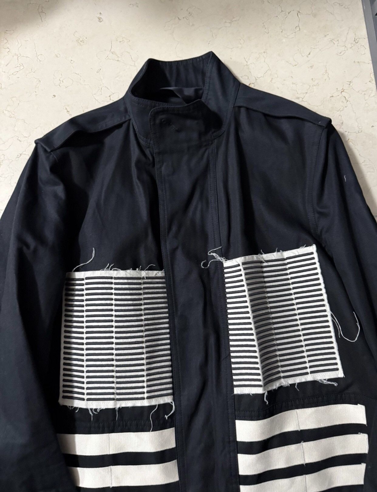 Rick Owens Rick Owens Ro mainline show, mainline black and white jacket Size US L / EU 52-54 / 3 - 4 Thumbnail
