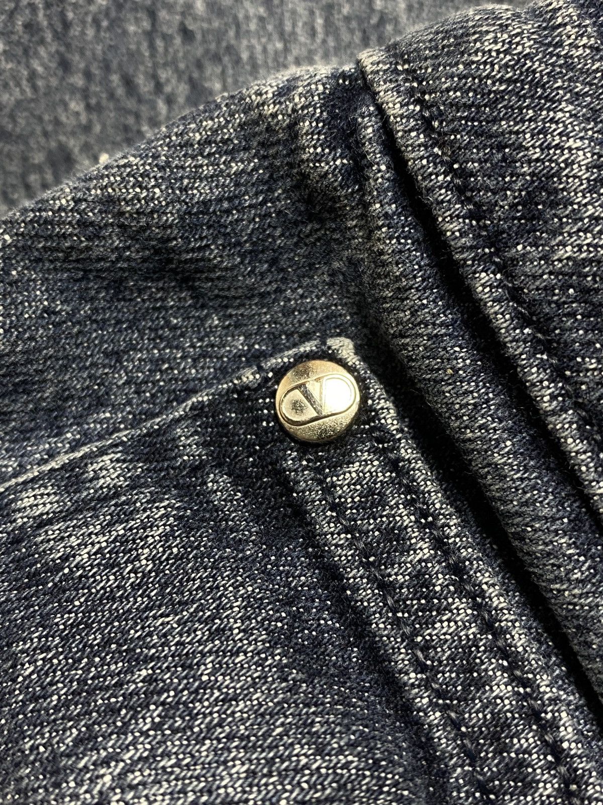 Designer Valentino vintage denim jeans y2k oldmoney luxury premium Size 28" / US 6 / IT 42 - 5 Thumbnail