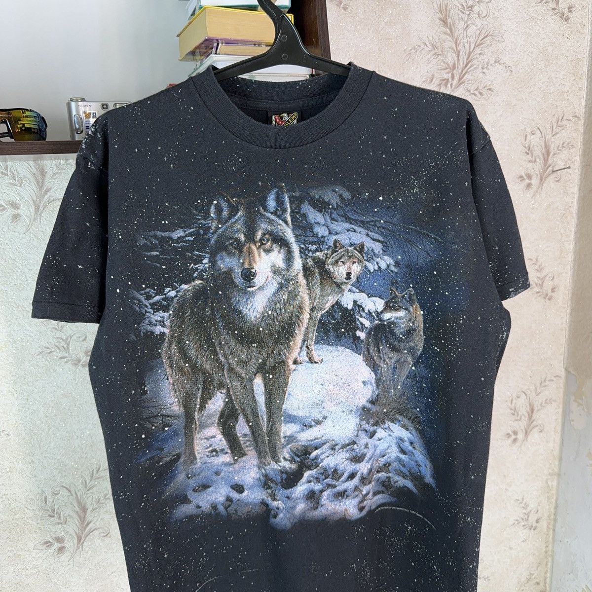 Harley Davidson × Vintage Vintage 3d Emblem T shirt 1994 Wolf Winter Harley USA L Size US L / EU 52-54 / 3 - 5 Thumbnail