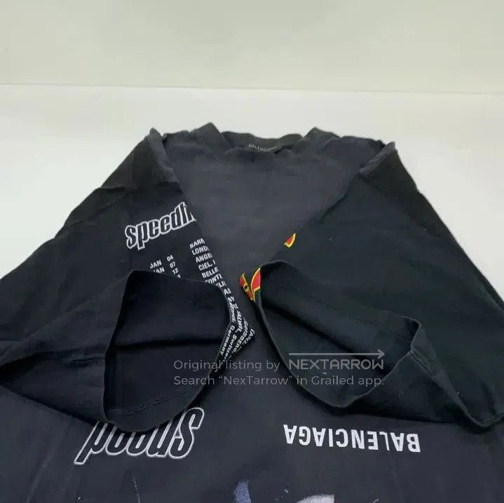 Balenciaga Balenciaga Speed Hunters Graphic Short Sleeve T. Size US M / EU 48-50 / 2 - 2 Thumbnail