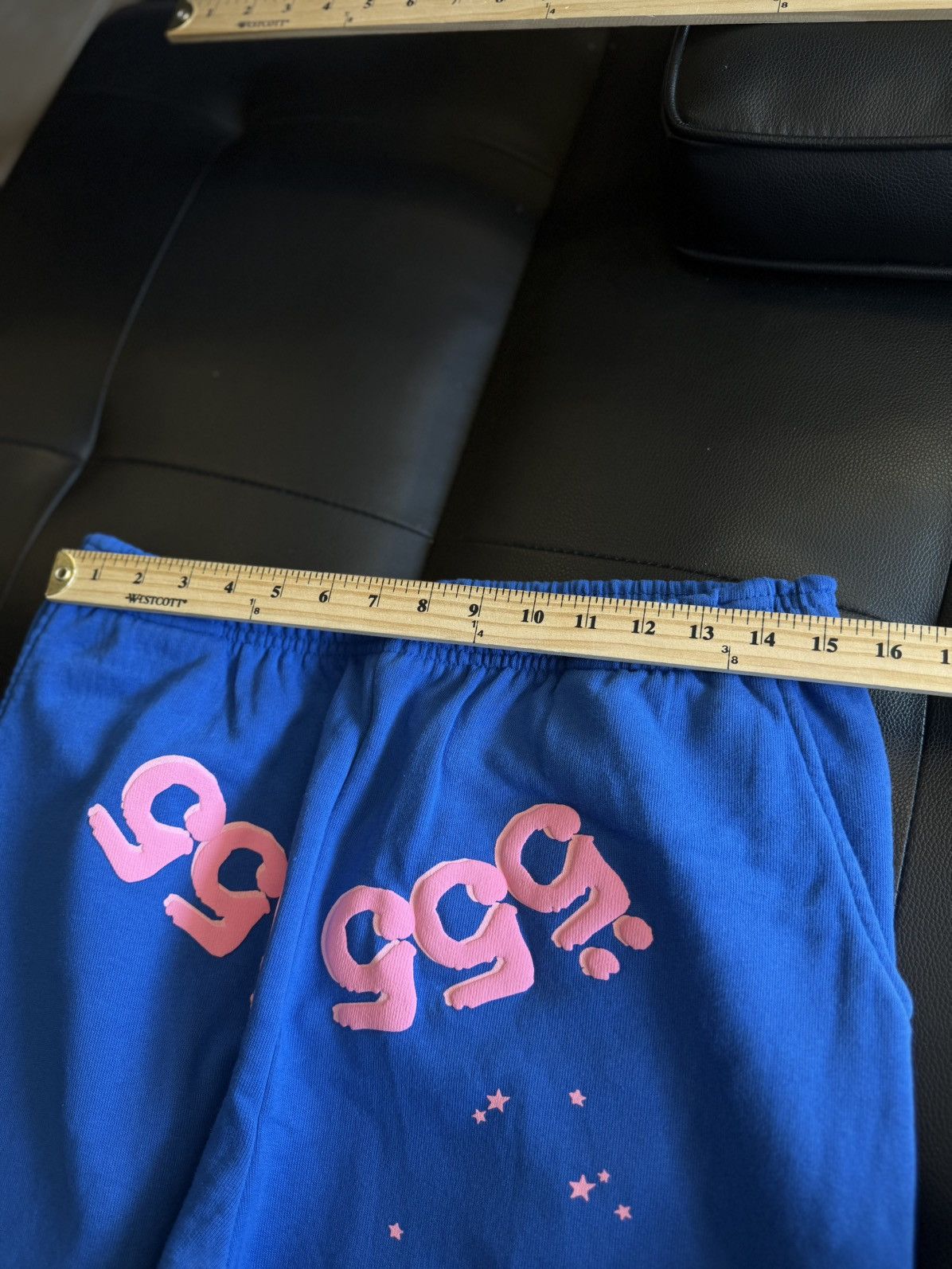 Sp5der Sp5der Worldwide Pink Blue Sweatpants Size L (NEW) Size US 33 - 12 Thumbnail