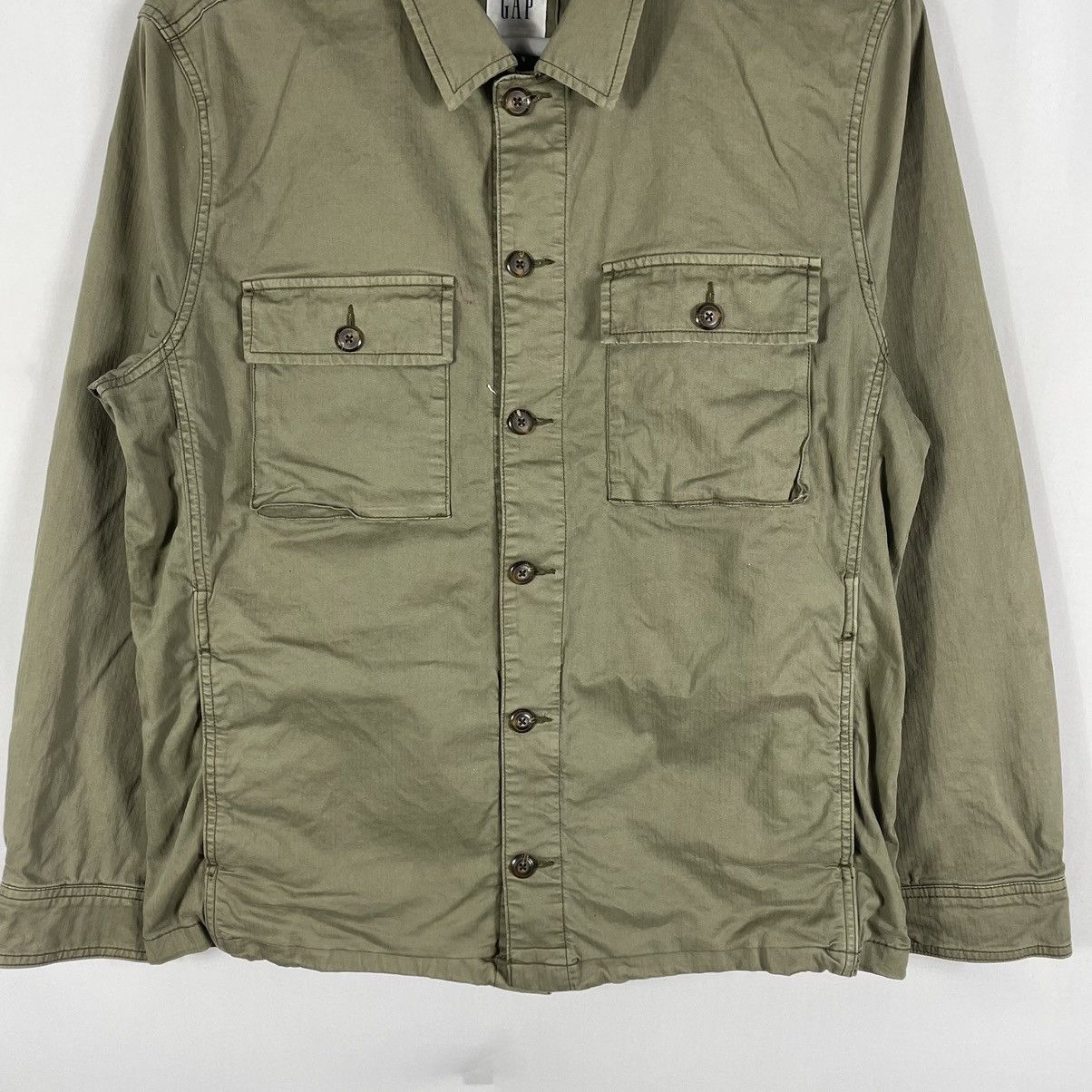 Gap × Vintage 🔥Rare🔥Vintage GAP Double Pocket Military Styles Chore Jacket Size US M / EU 48-50 / 2 - 3 Thumbnail