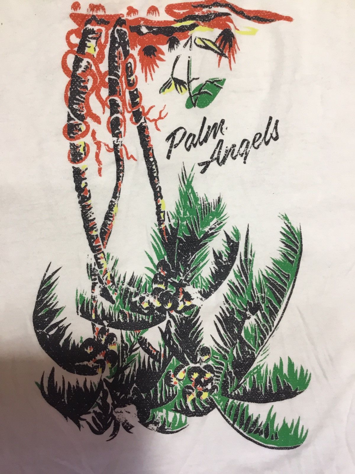 Palm Angels Palm Angels Men's Upside Down Palm Graphic T-Shirt Size M Size US M / EU 48-50 / 2 - 4 Thumbnail
