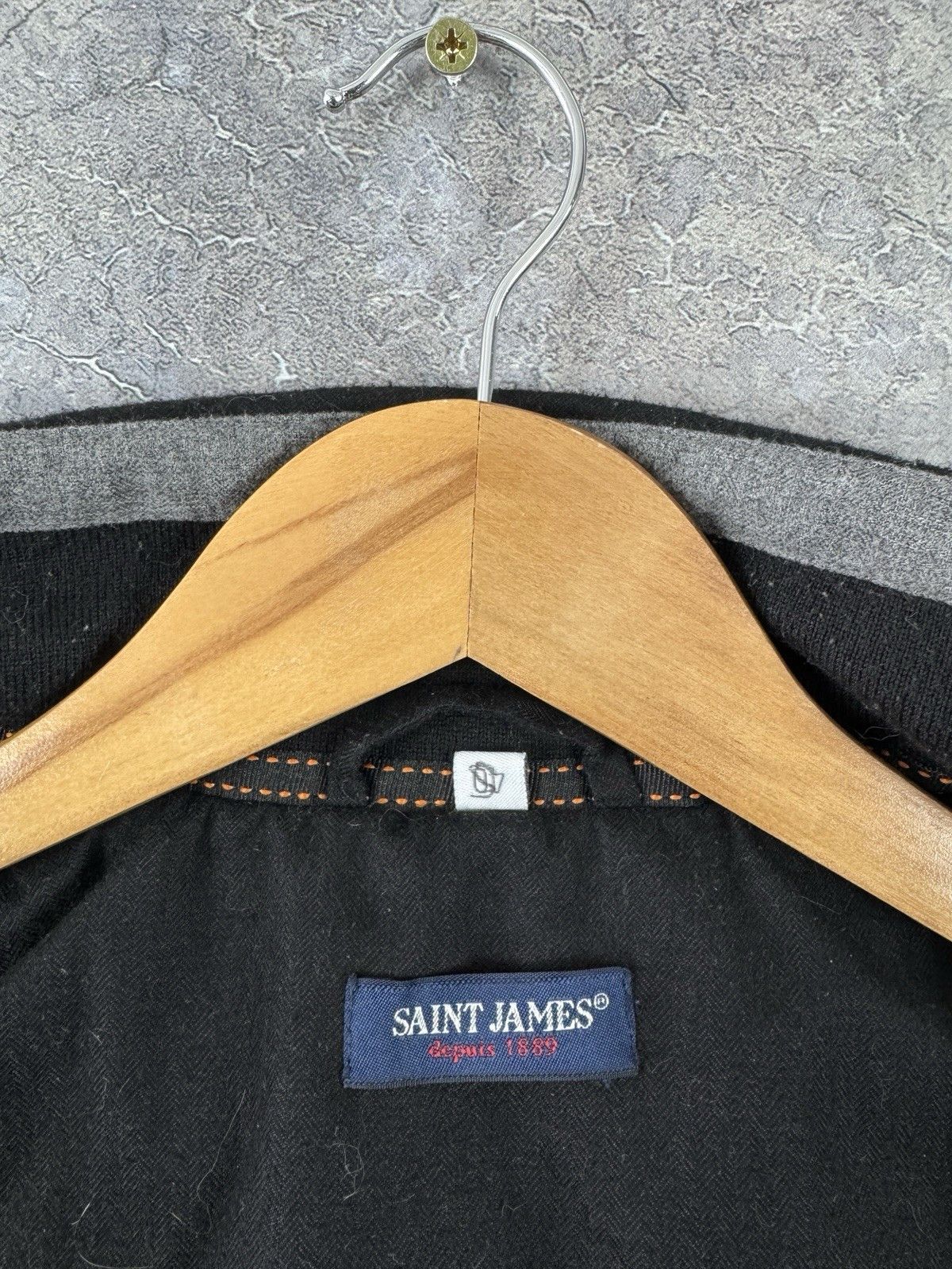 Saint James Saint James Down Wool Jacket Size 40 Size US M / EU 48-50 / 2 - 8 Thumbnail