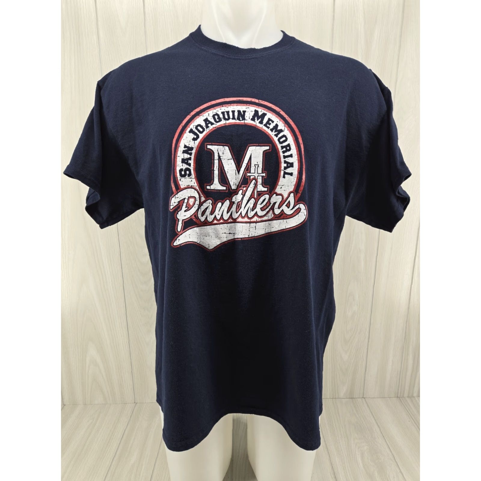 Gildan San Joaquin Memorial Panthers T-Shirt Blue Size XL Size US XL / EU 56 / 4 - 2 Thumbnail