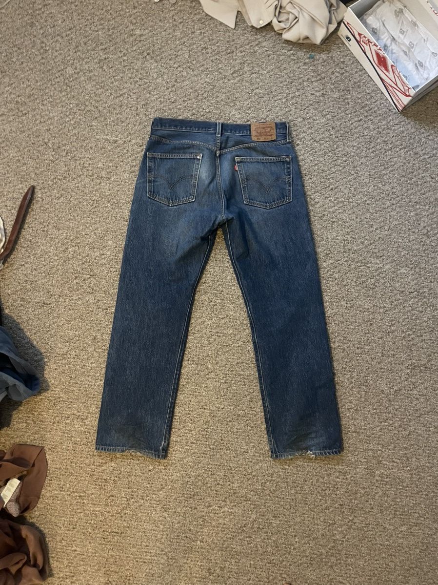 Levi's Levi’s Dark Blue 501 34 Size US 34 / EU 50 - 2 Thumbnail