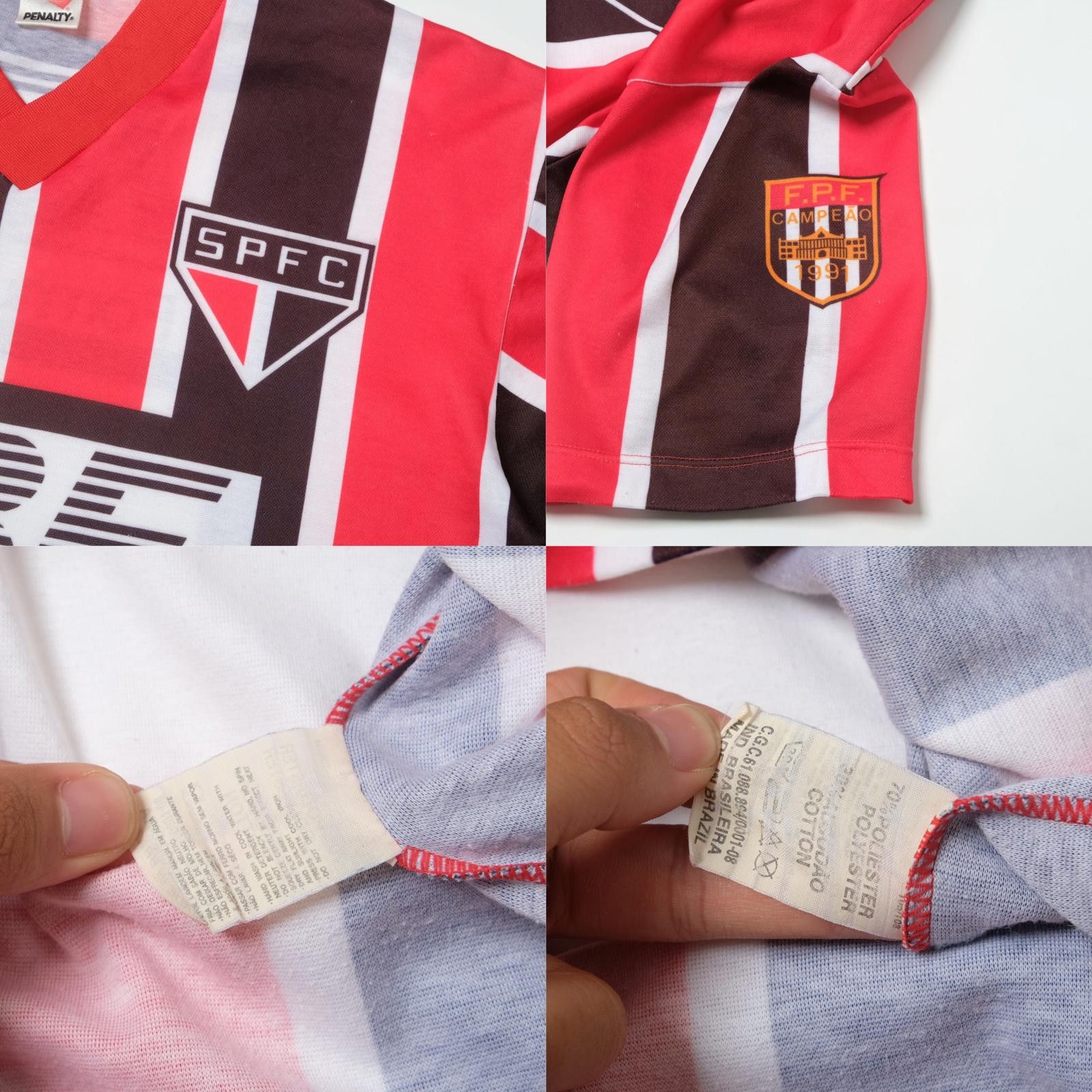 Penalty 1992 Sao Paulo Away Shirt Penalty (M) Size US M / EU 48-50 / 2 - 5 Thumbnail