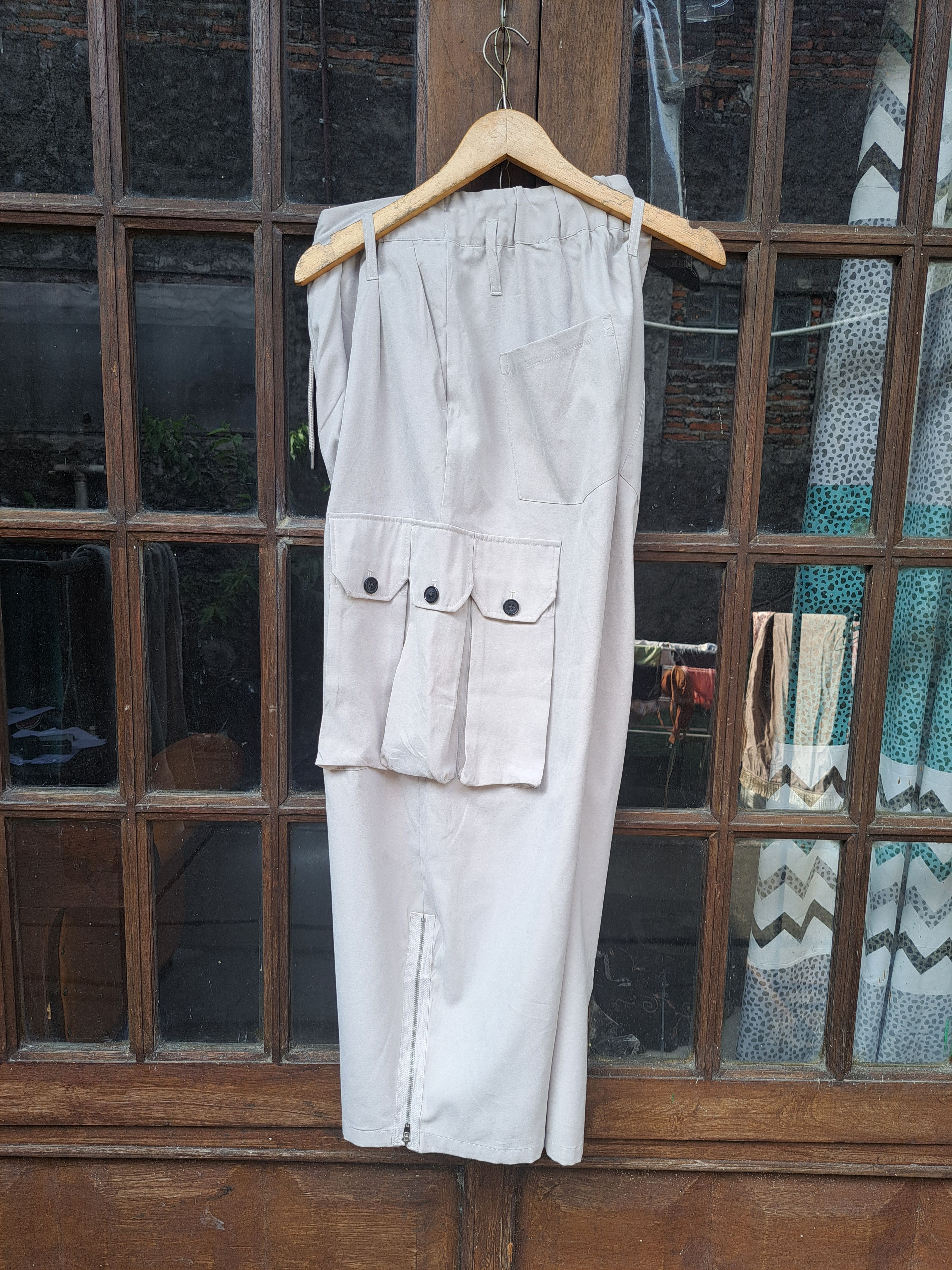Japanese Brand Wego Cargo Baggy Pants Multipocket Mens Large Japan Size US 32 / EU 48 - 8 Thumbnail