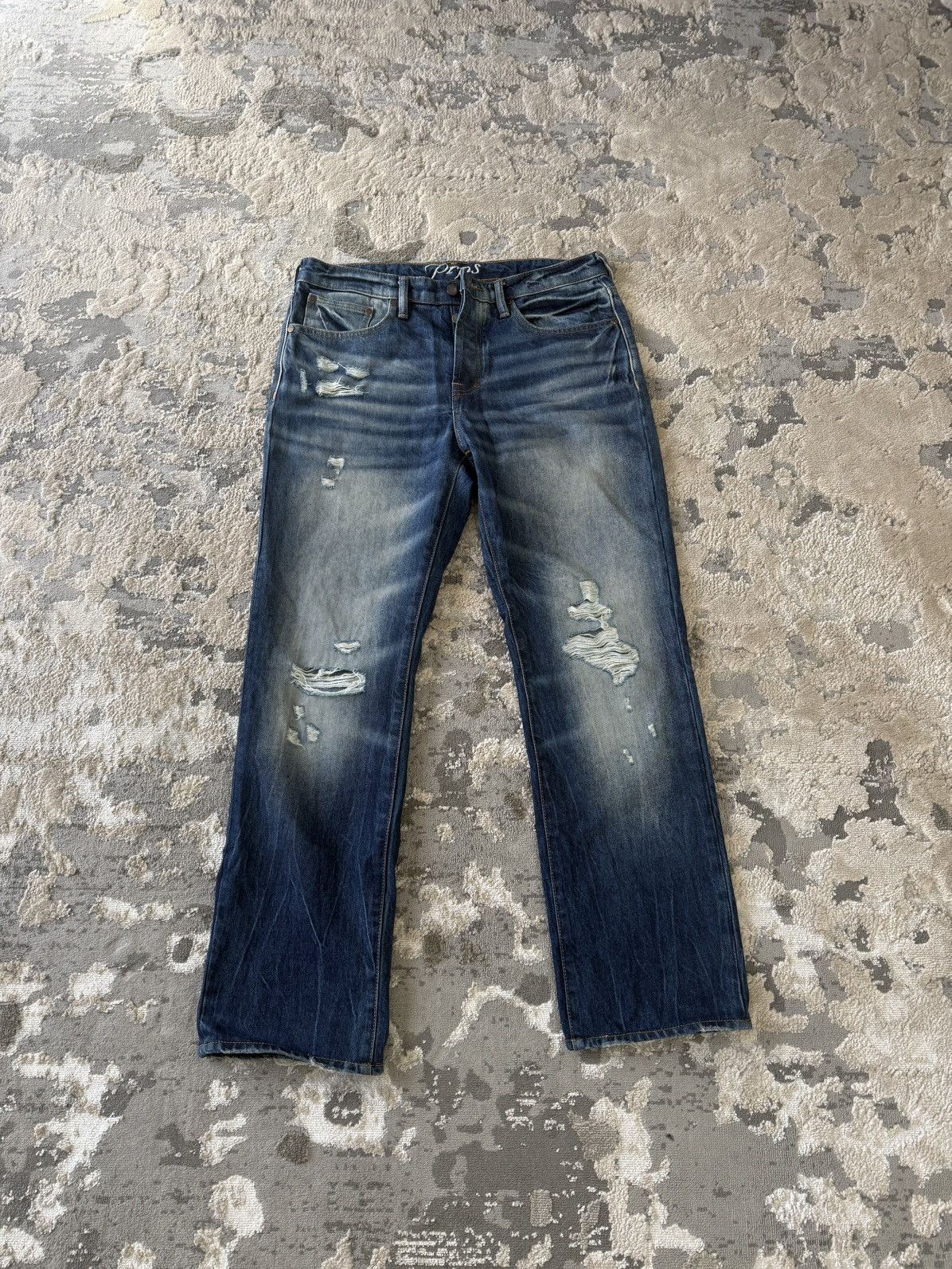 Blue Indigo Baggy Denim