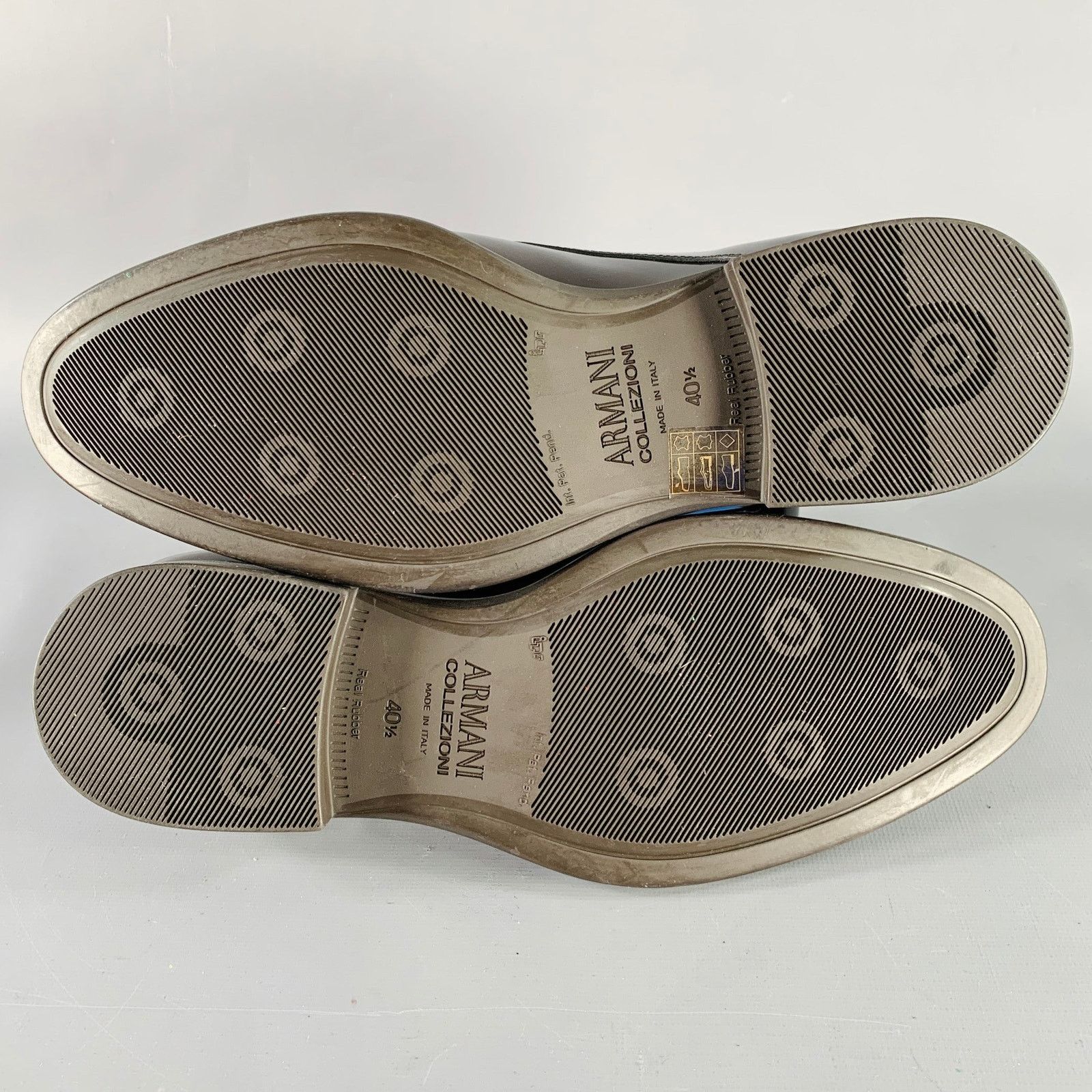 Armani Collezioni ARMANI COLLEZIONI Size 7.5 Brown Leather Derby Lace-Up Shoes Size US 7.5 / EU 40-41 - 6 Thumbnail