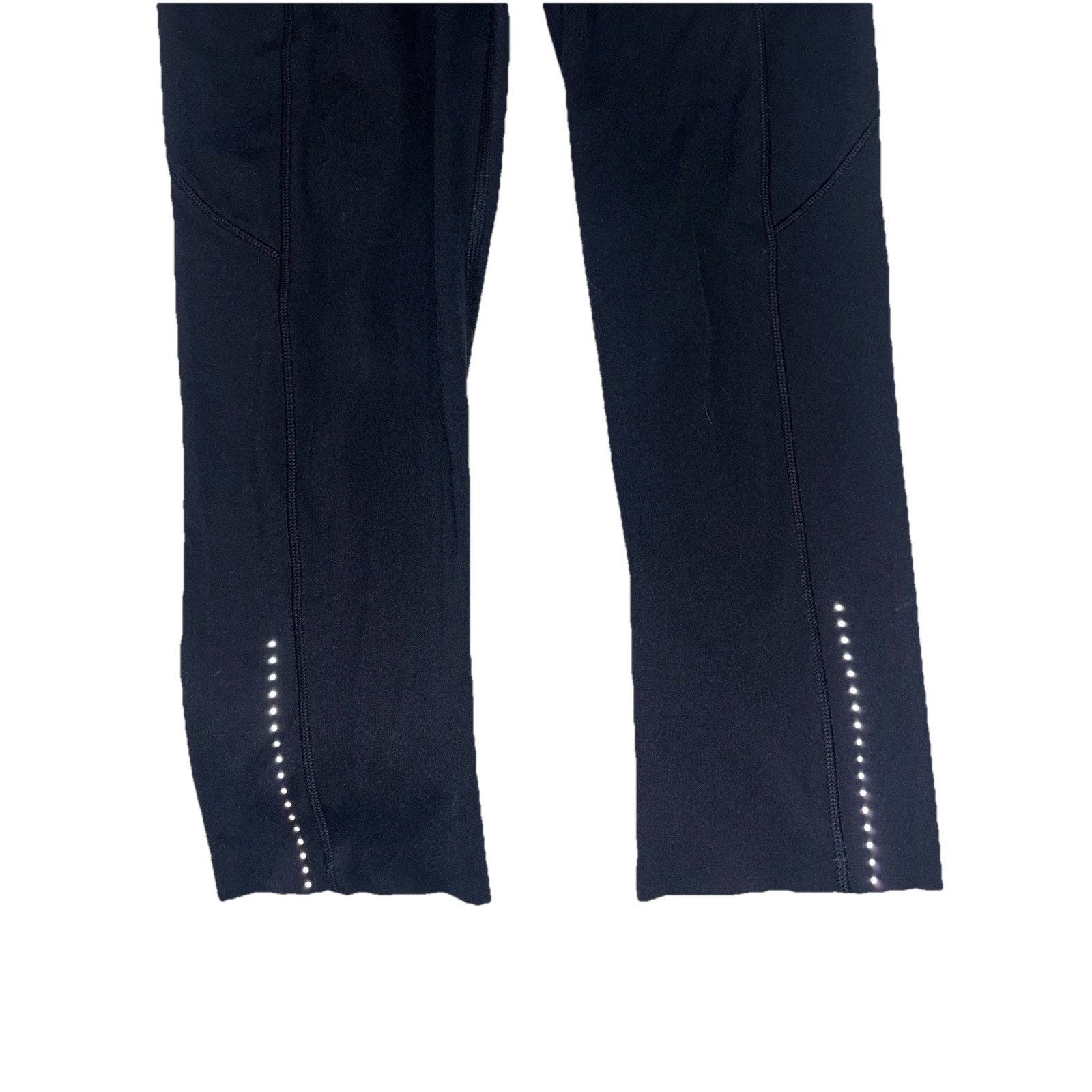 Lululemon Lululemon Women's Leggings Size 4 Black Cropped Pockets Size 27" / US 4 / IT 40 - 2 Thumbnail