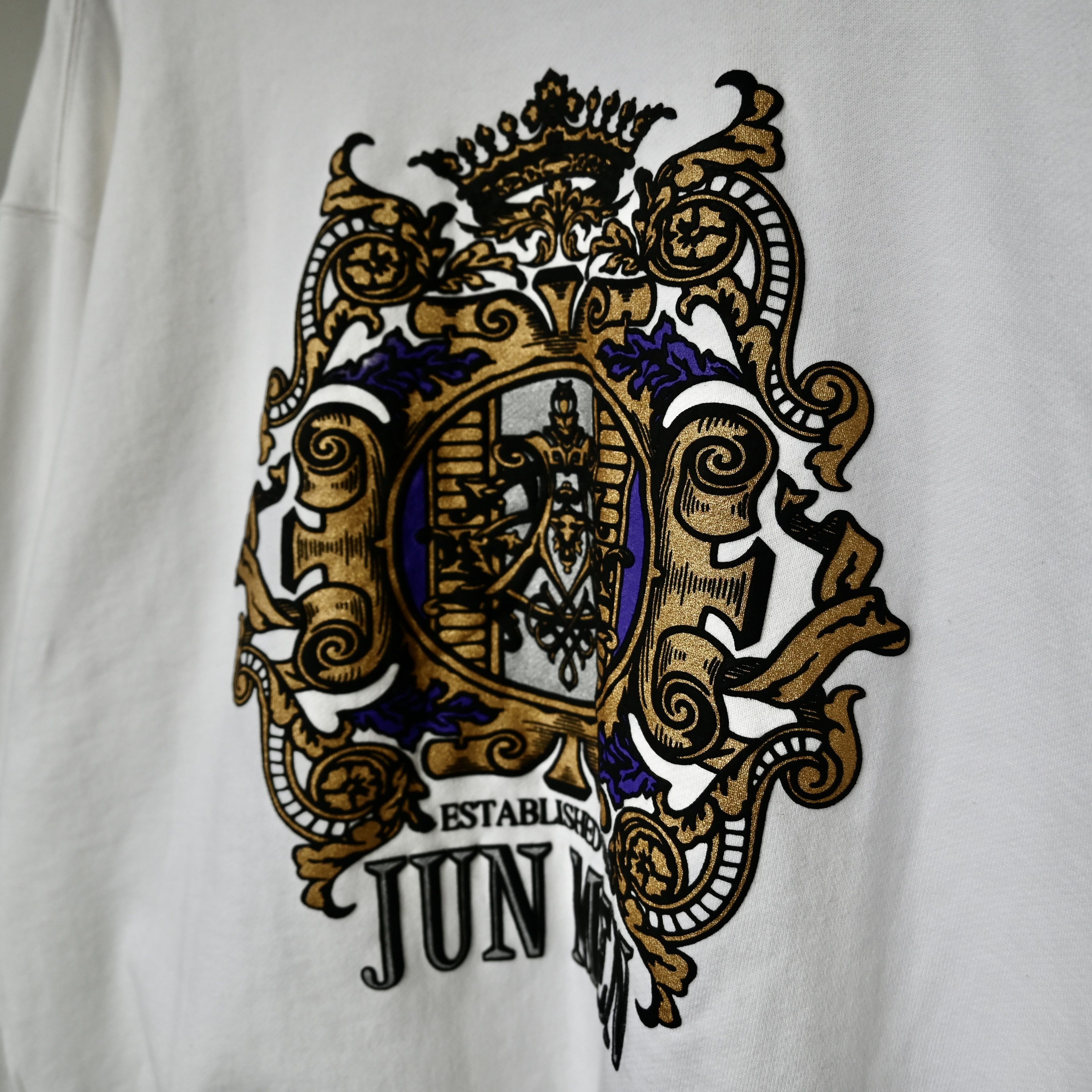 JUN MEN VTG 1990s JUN MEN crest puff print sweatshirt made in Japan Size US M / EU 48-50 / 2 - 8 Thumbnail