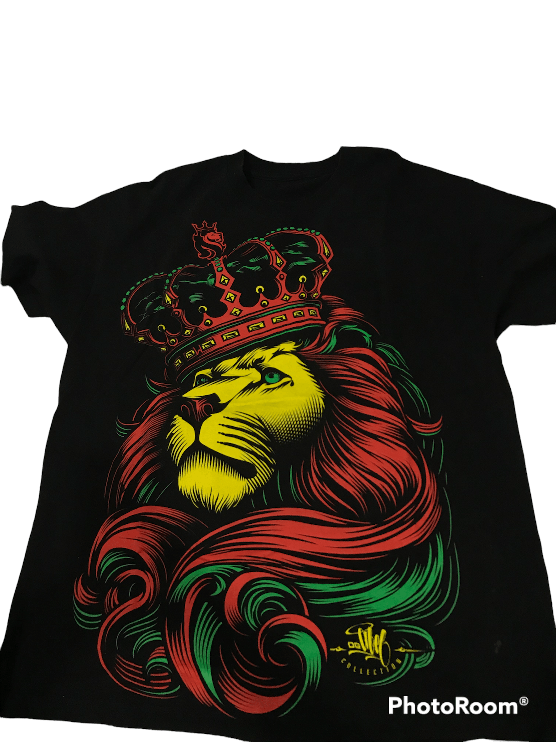 Obey Vintage Obey collection Big Print Lion Rasta Tshirt Size US XL / EU 56 / 4 - 1 Thumbnail