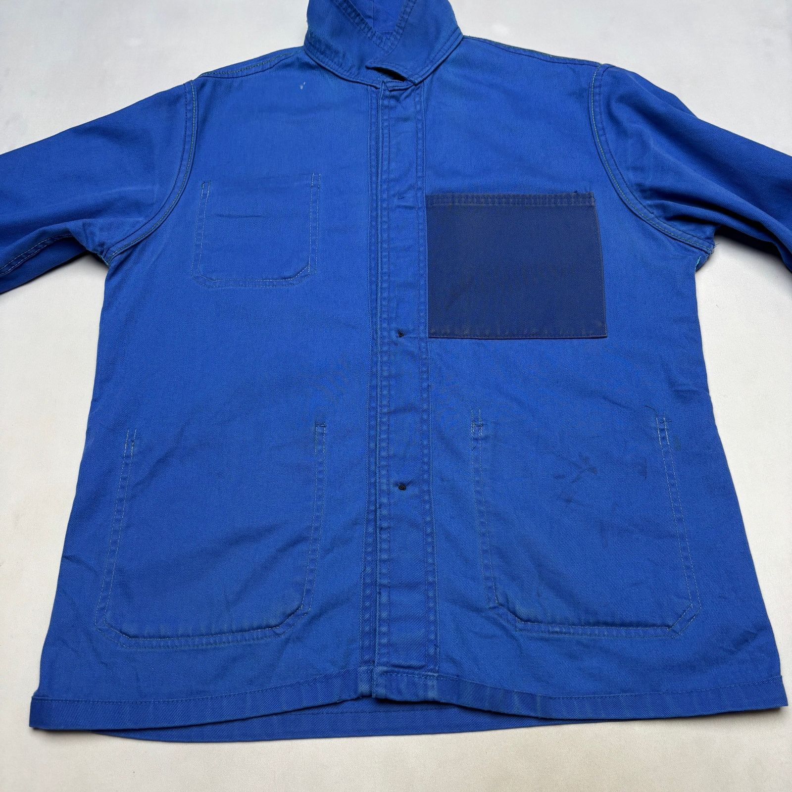 Vintage Vintage 60s French Chore Coat Jacket 4 Button Men's M Size US M / EU 48-50 / 2 - 8 Thumbnail