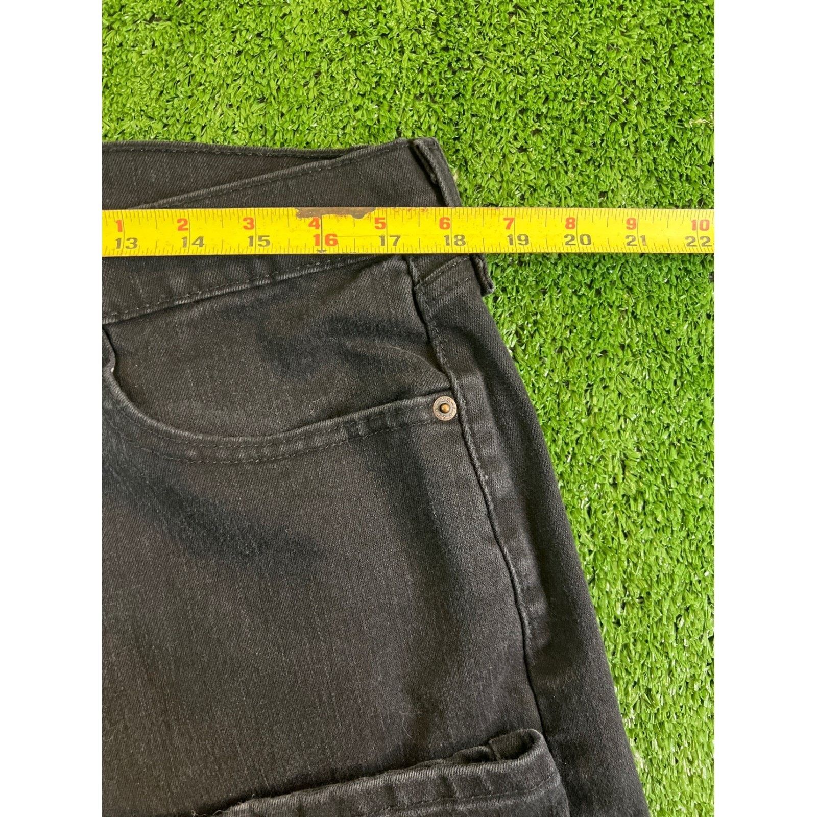 Levi's Levis 505 Regular Fit Straight Leg Black Jeans Mens 36x30 Size US 36 / EU 52 - 4 Thumbnail