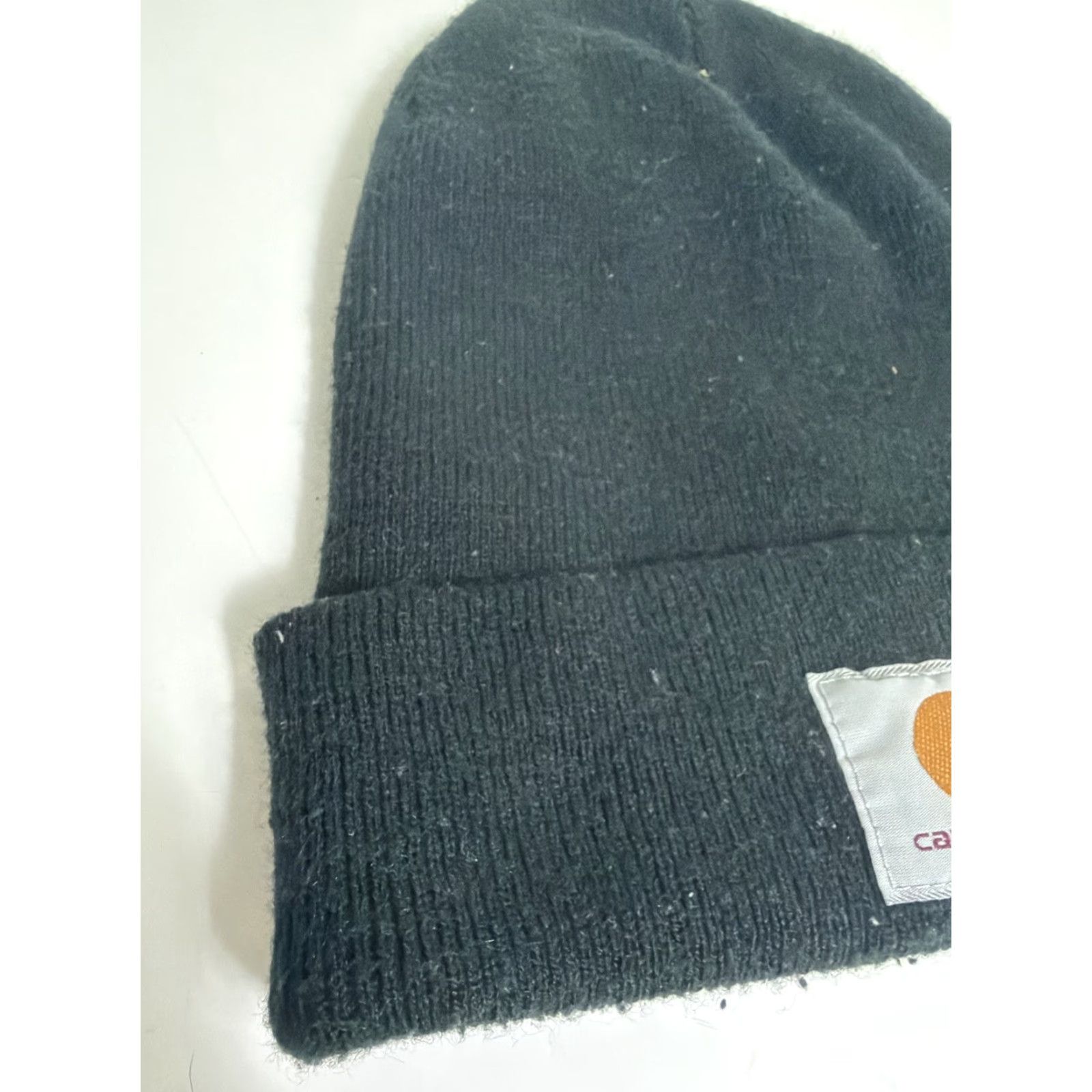Carhartt Carhartt Beanie One Size 100% Acrylic Black Mens Size ONE SIZE - 2 Thumbnail