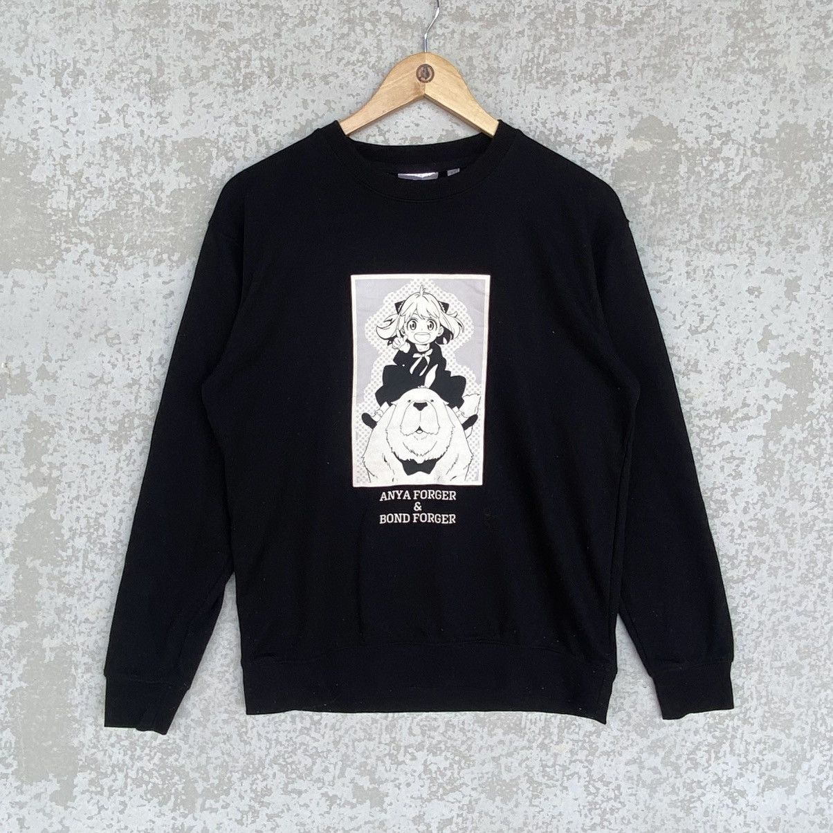 Other Vintage Spy X Family Printed Crewneck Sweatshirt Black Sz M Size M / US 6-8 / IT 42-44 - 1 Thumbnail