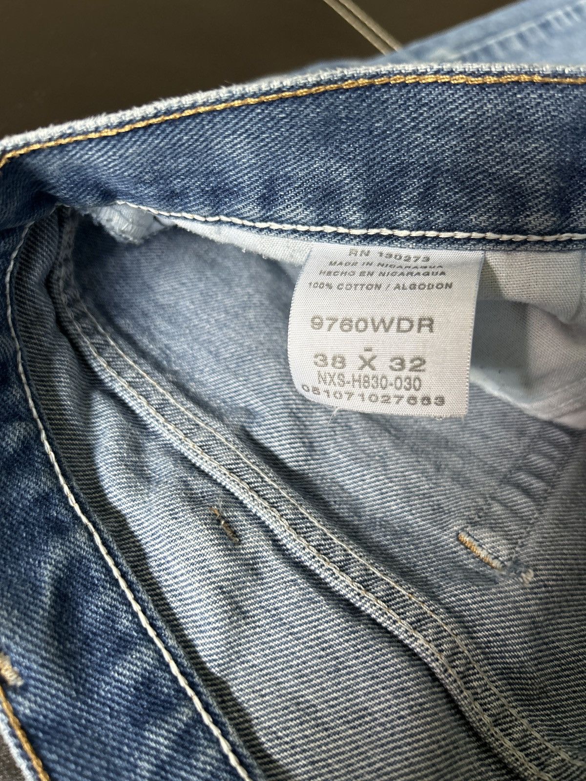 Vintage × Wrangler Y2K DENIM Size US 38 / EU 54 - 3 Thumbnail