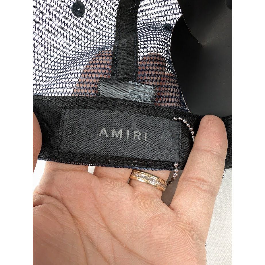 Amiri o1rshd1 Q:7 / Size: OS / Amiri Script Trucker Hat/Cap Teal Size ONE SIZE - 15 Thumbnail