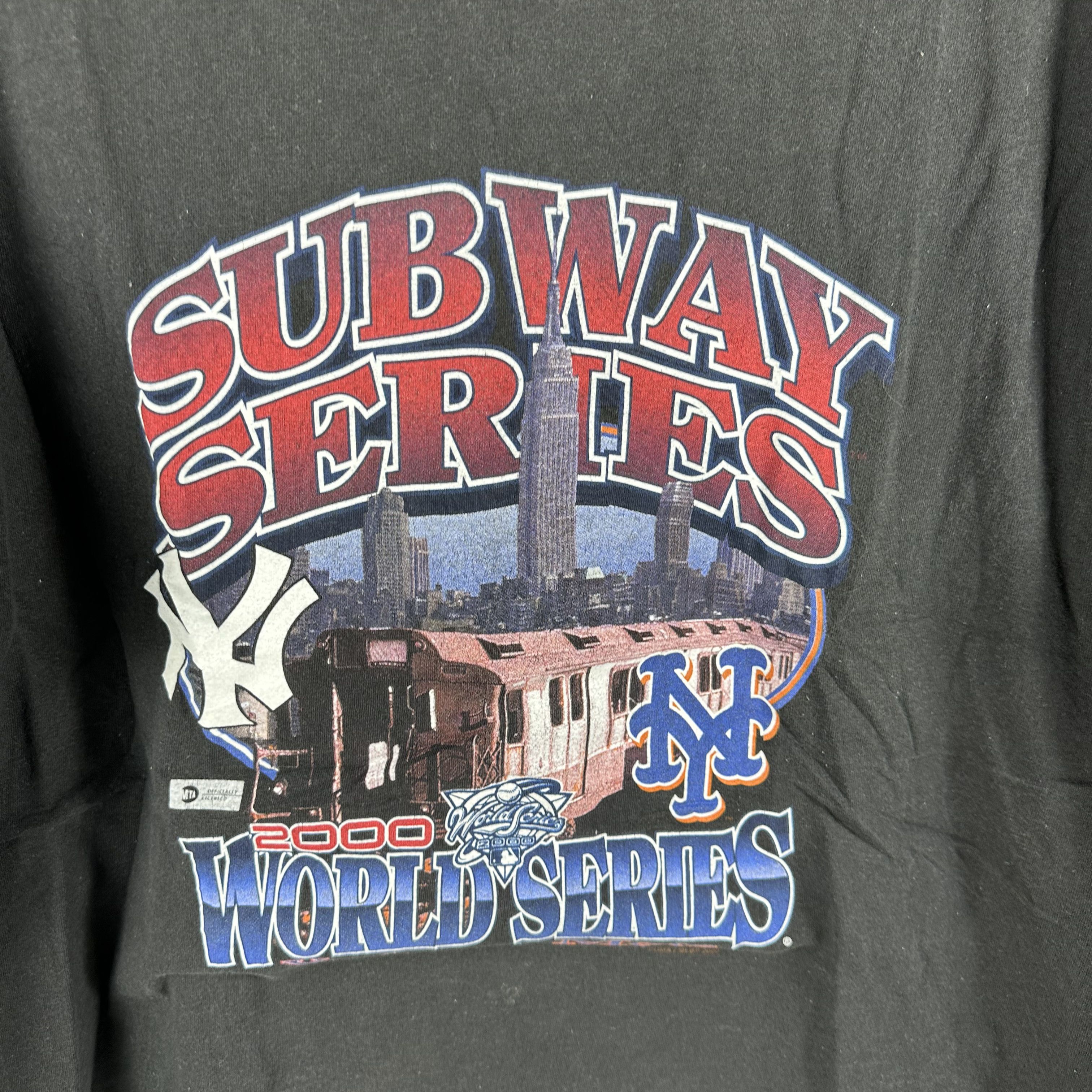 Vintage Puma 2000 MLB Subway Series World Series Championship Tee Size US XXL / EU 58 / 5 - 2 Thumbnail