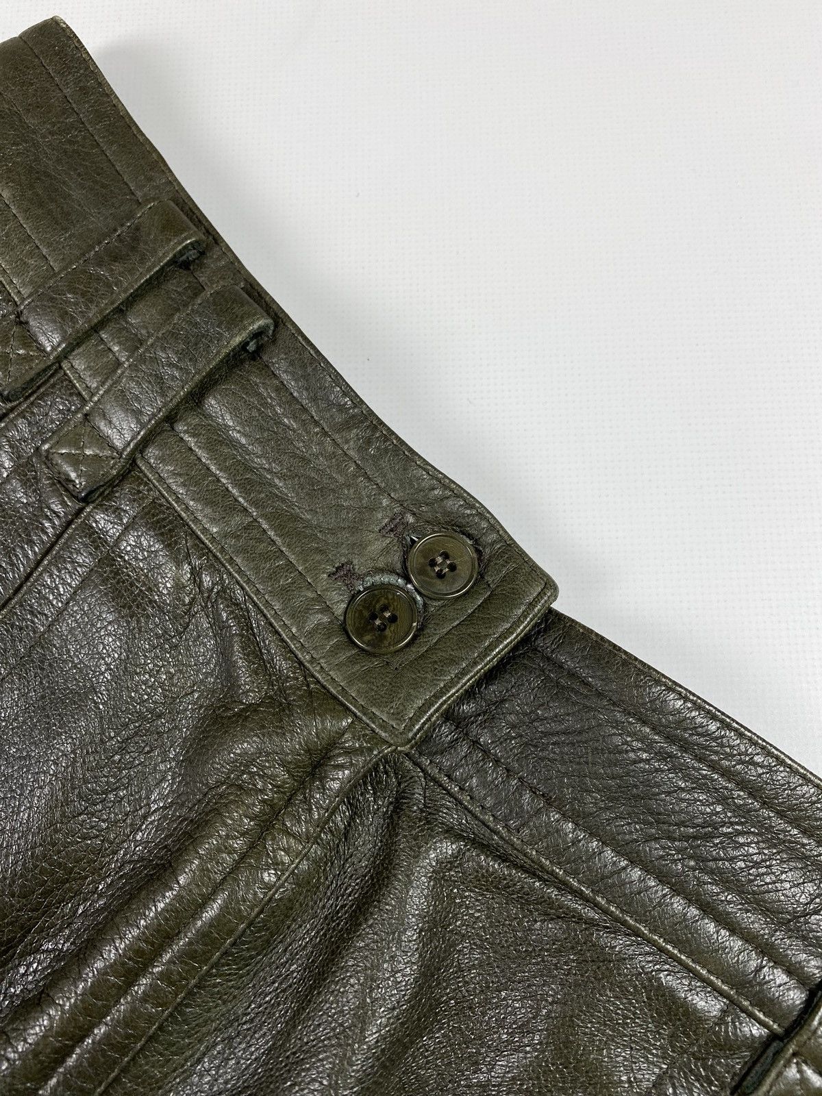 Jil Sander × Vintage Jil Sander vintage ladies leather skirt size 40 Size 27" / US 4 / IT 40 - 11 Thumbnail