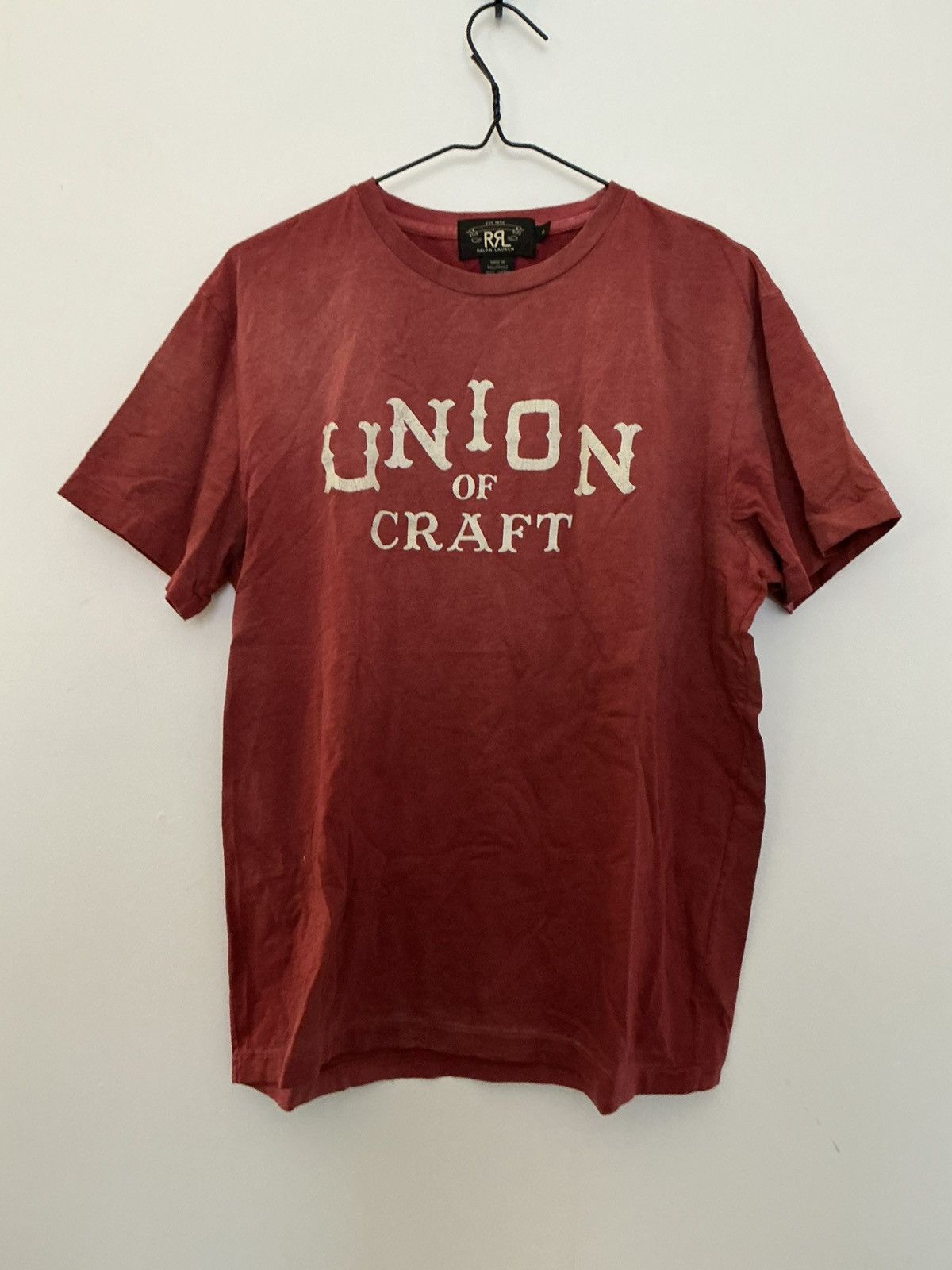 Polo Ralph Lauren RRL Ralph Lauren “Union of Craft” Tee — Red Size US M / EU 48-50 / 2 - 8 Thumbnail
