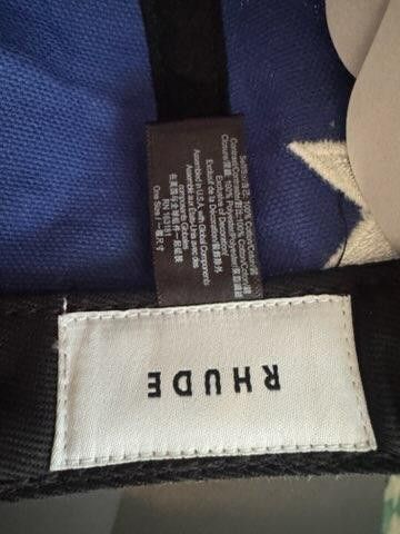 Rhude Rhude Rhepurposed “R” Hat Blue/Paisley Size ONE SIZE - 5 Thumbnail
