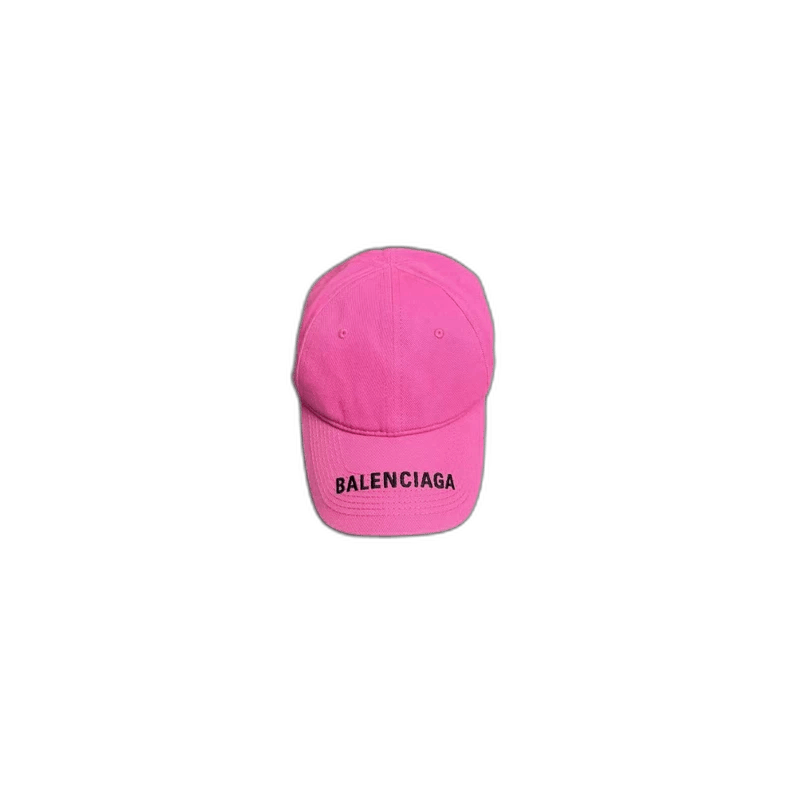Balenciaga Balenciaga Pink Embroidered Logo Baseball Cap Size ONE SIZE - 1 Thumbnail
