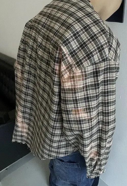 Japanese Brand Outdoor retro dyed plaid check frayed button up shirt Size US M / EU 48-50 / 2 - 5 Thumbnail