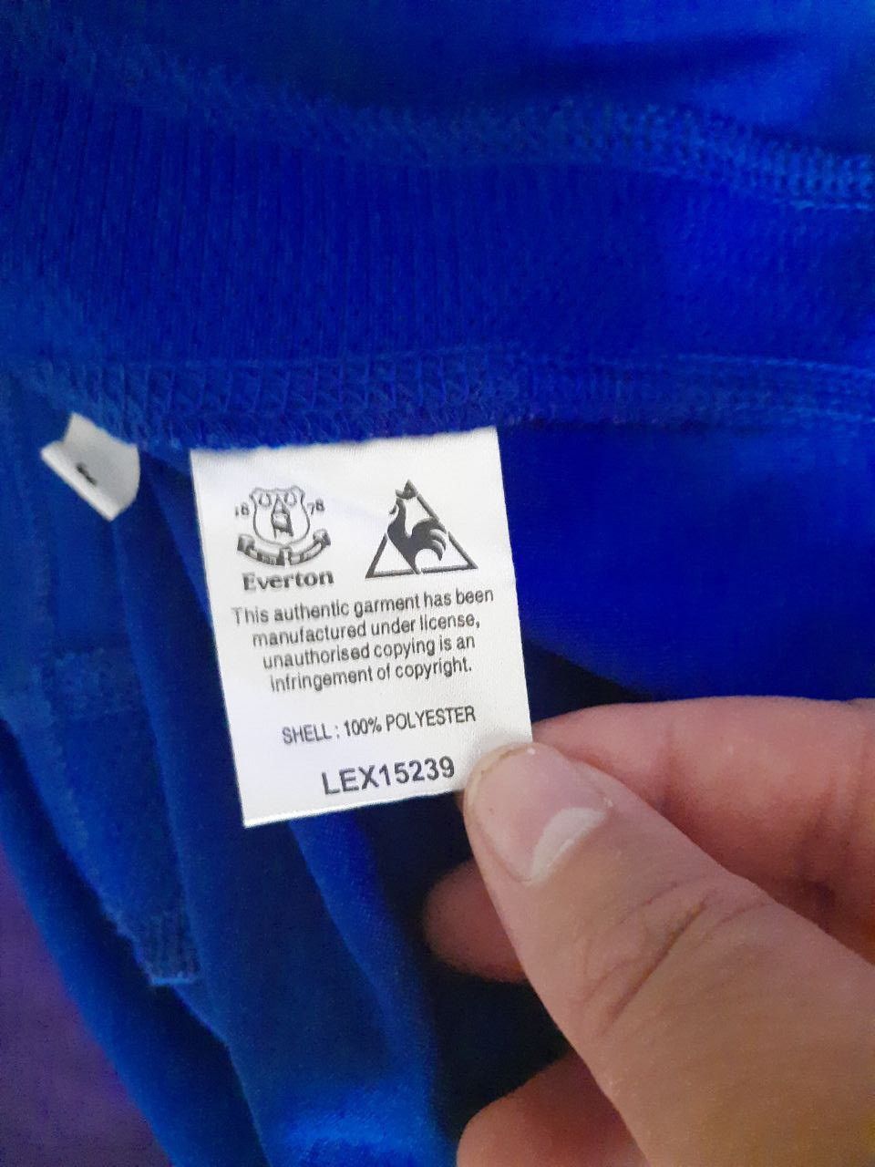 Le Coq Sportif Le Coq Sportif Everton FC Jersey 2010-2011 Size US L / EU 52-54 / 3 - 8 Thumbnail