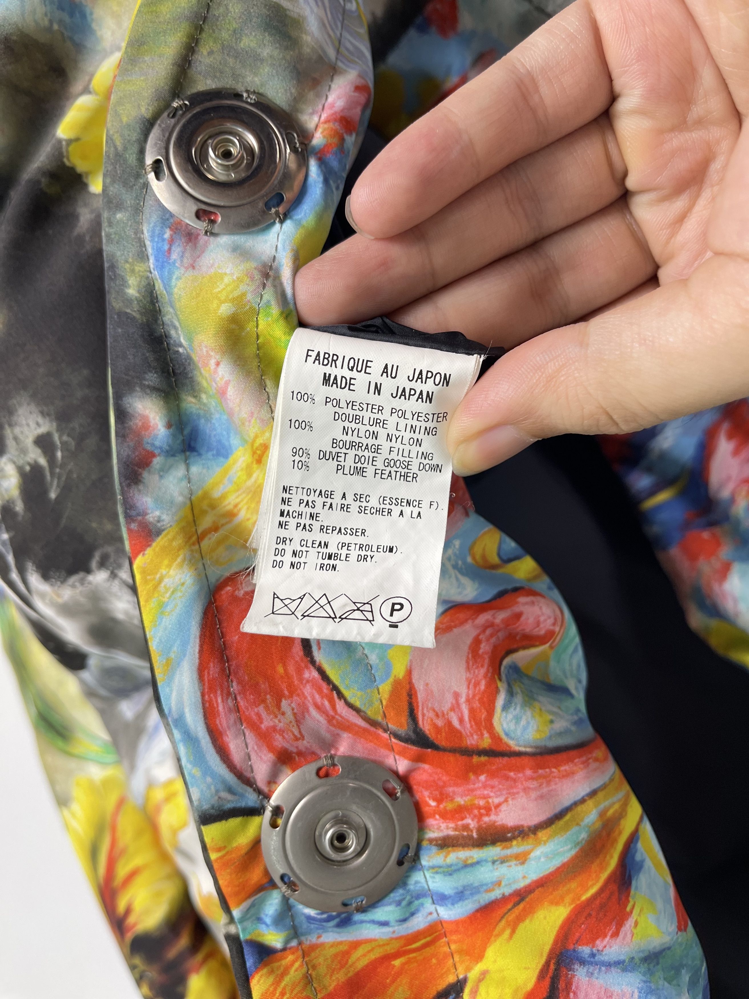 Y's × Yohji Yamamoto Y's Yohji Yamamoto All-over Floral Pattern Puffer Down Coat Size US L / EU 52-54 / 3 - 8 Thumbnail