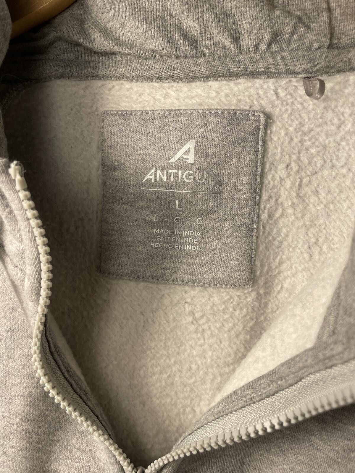 Antigua Seattle Seahawks Sweatshirt Hood Men's Large Gray Full Zip Size US L / EU 52-54 / 3 - 2 Thumbnail