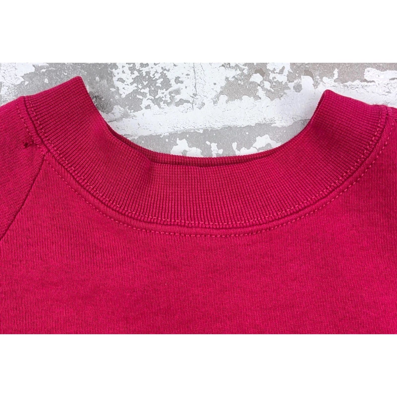 Fruit Of The Loom VINTAGE Fruit Of The Loom Sweatshirt Women M Pink Sweatshirt 90s Y2K US Size M / US 6-8 / IT 42-44 - 4 Thumbnail