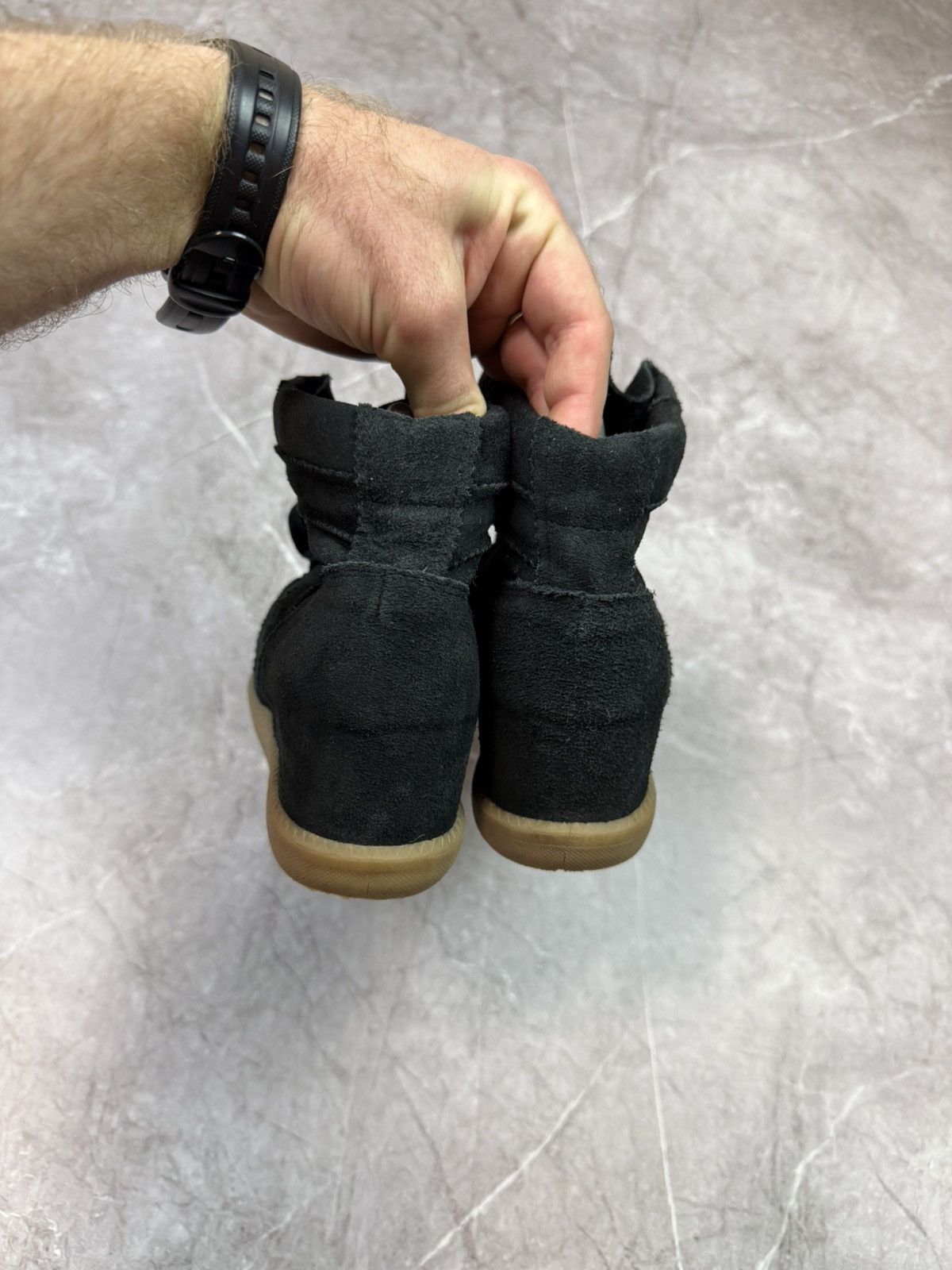 Isabel Marant Isabel Marant style y2k Baskets black suede femme shoes Size US 10 / IT 40 - 5 Thumbnail