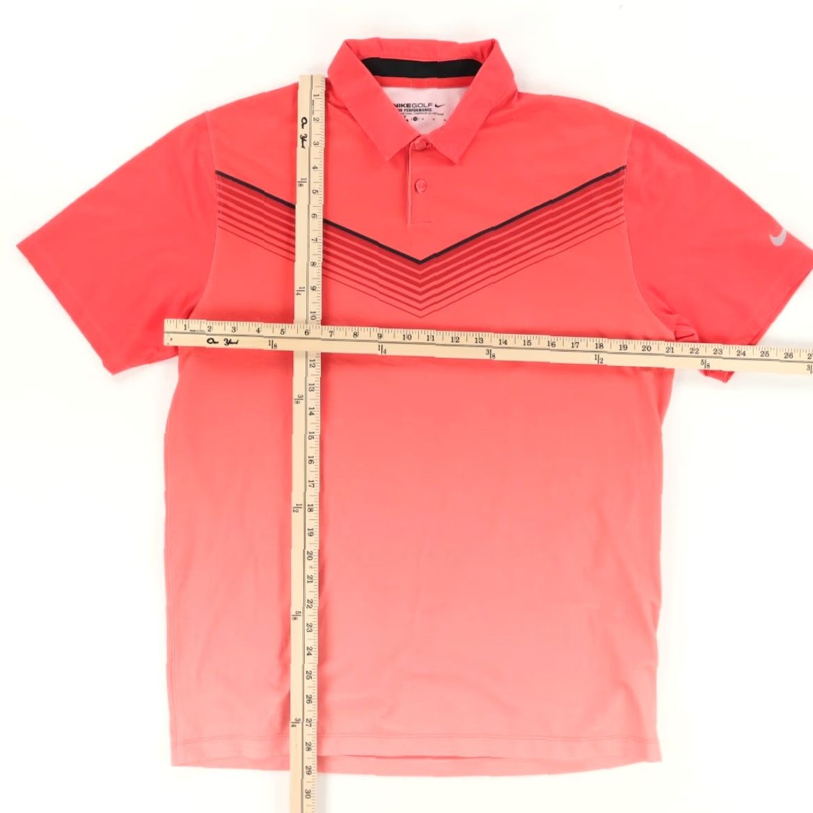 Nike Nike Dri-Fit Ombre Polo Shirt Red Men's M Shirt Size US M / EU 48-50 / 2 - 3 Thumbnail