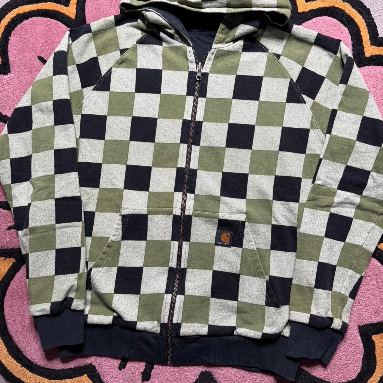 Carhartt Carhartt Mellow Hood Reversible Full Zip Hoodie XL Green Size US L / EU 52-54 / 3 - 2 Thumbnail