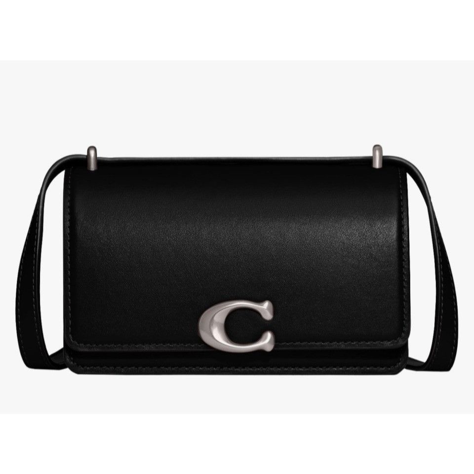 Coach NWT! Coach Women's Luxe Refined Black Calf Leather Bandit C Size ONE SIZE - 1 Thumbnail