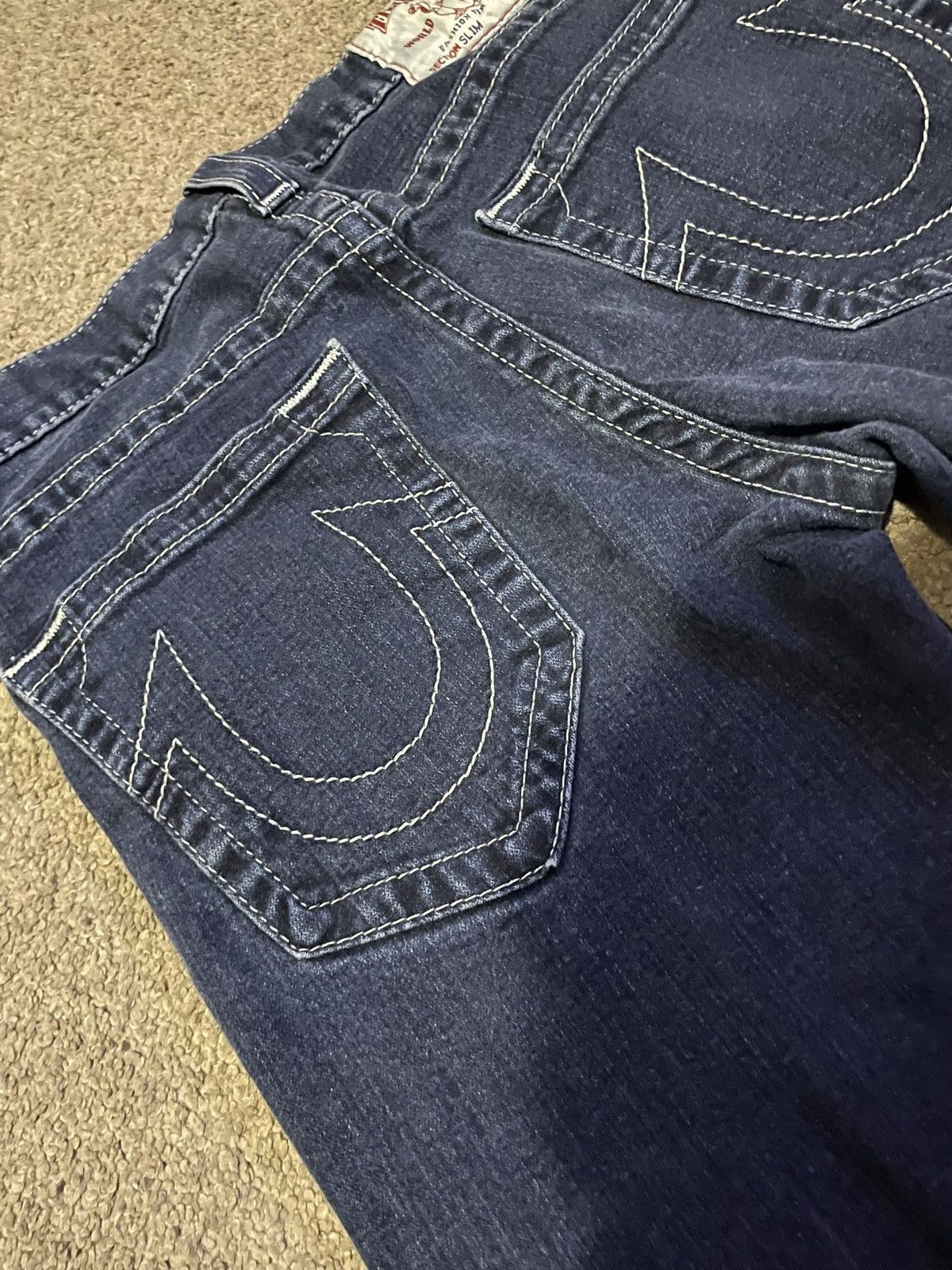 True Religion navy blue denim jeans