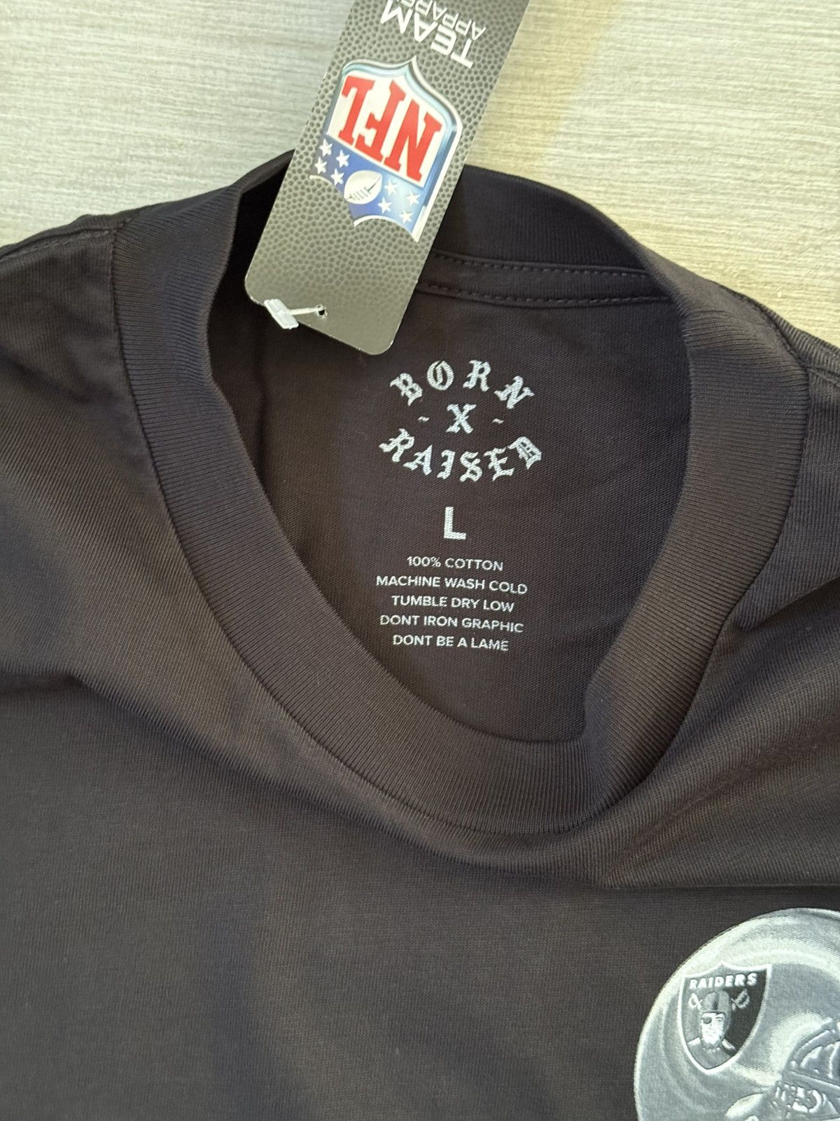 Born X Raised × NFL Men's BORN X RAISED Las Vegas Raiders Field Tee Sz L Large Size US L / EU 52-54 / 3 - 3 Thumbnail