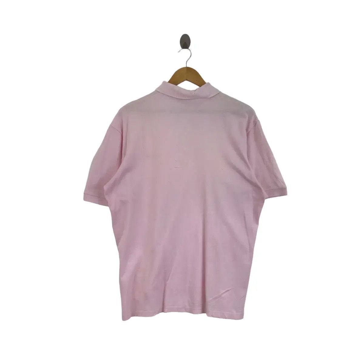 Fendi Vtg 90’FENDI UOMO Made In Italy Side Logo Pink Polo TeeShirt Size US L / EU 52-54 / 3 - 4 Thumbnail