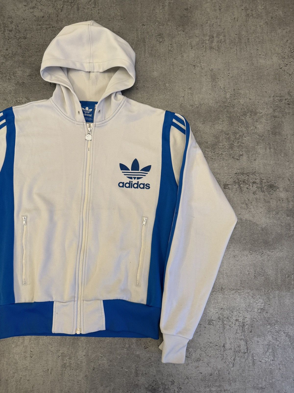 Adidas × Vintage Adidas Vintage 00s Zip Tracksuit 3 stripes logo Rap Skate Size US S / EU 44-46 / 1 - 2 Thumbnail