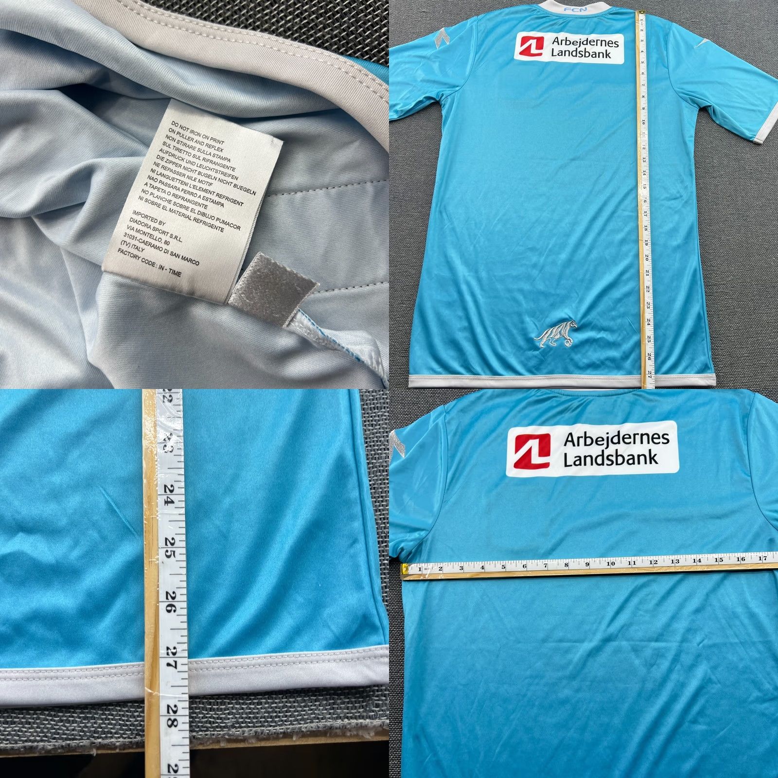 Diadora Diadora Nordsjaelland 2013 2014 Away Mens Football Jersey Shirt Small S Blue Circa 2010s Sports Football Moisture Wicking Quick Dry Jersey Mens Size US S / EU 44-46 / 1 - 8 Thumbnail