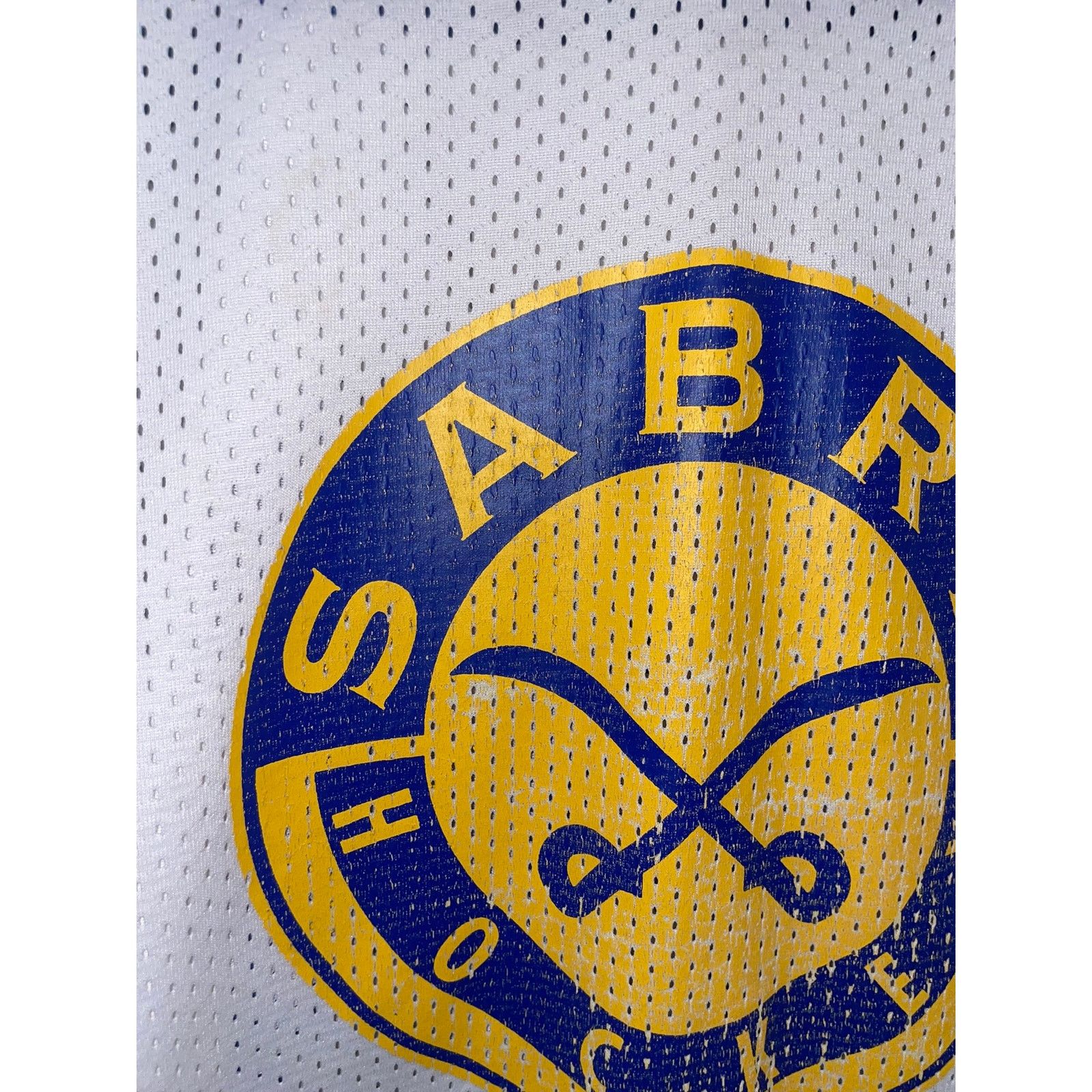 Vintage Vintage Sabre Hockey Jersey K1 Sportswear White 90s VTG M Size US M / EU 48-50 / 2 - 3 Thumbnail
